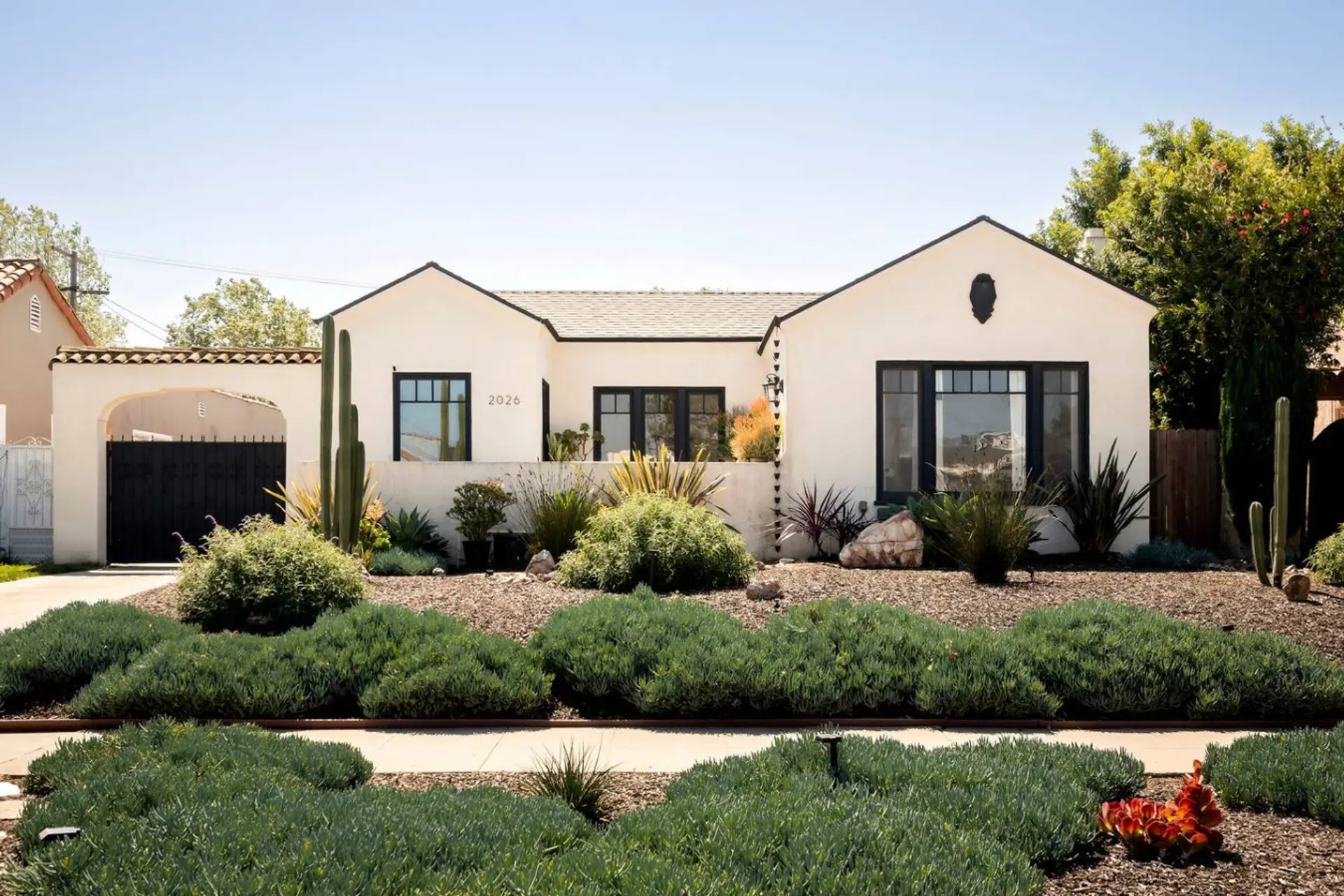 A welcoming exterior that sets the tone for a warm and relaxing stay.