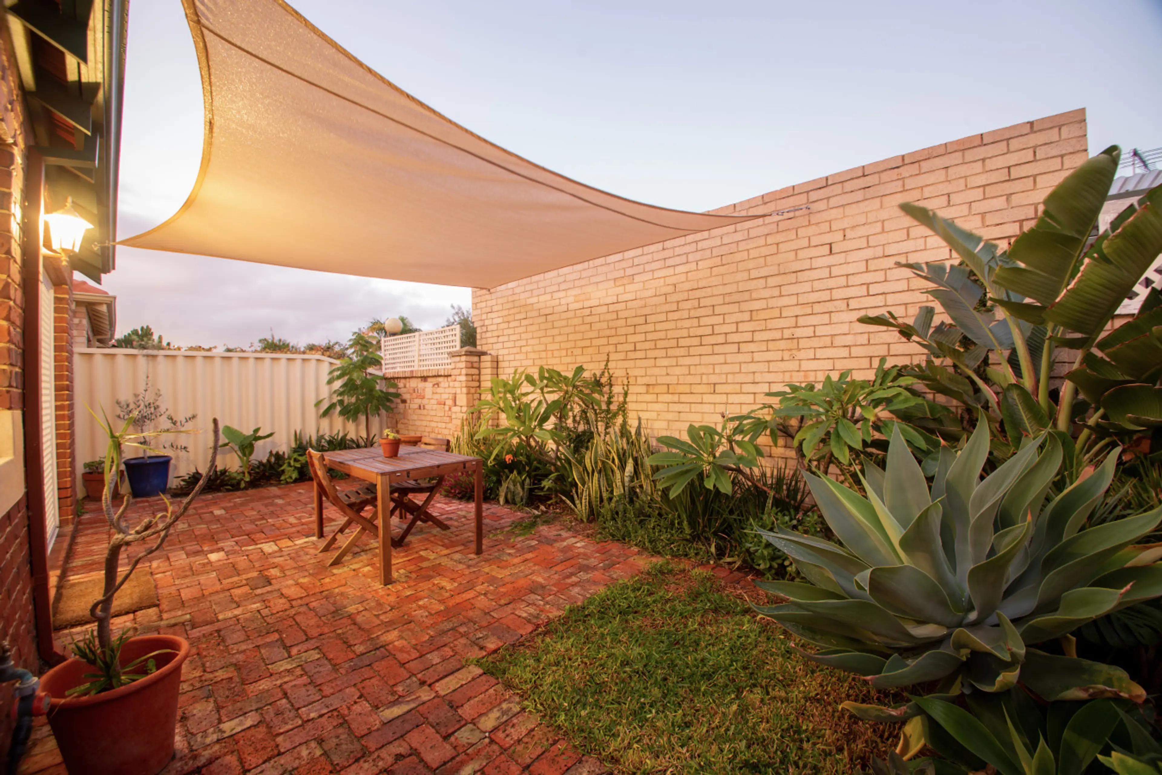 Private courtyard