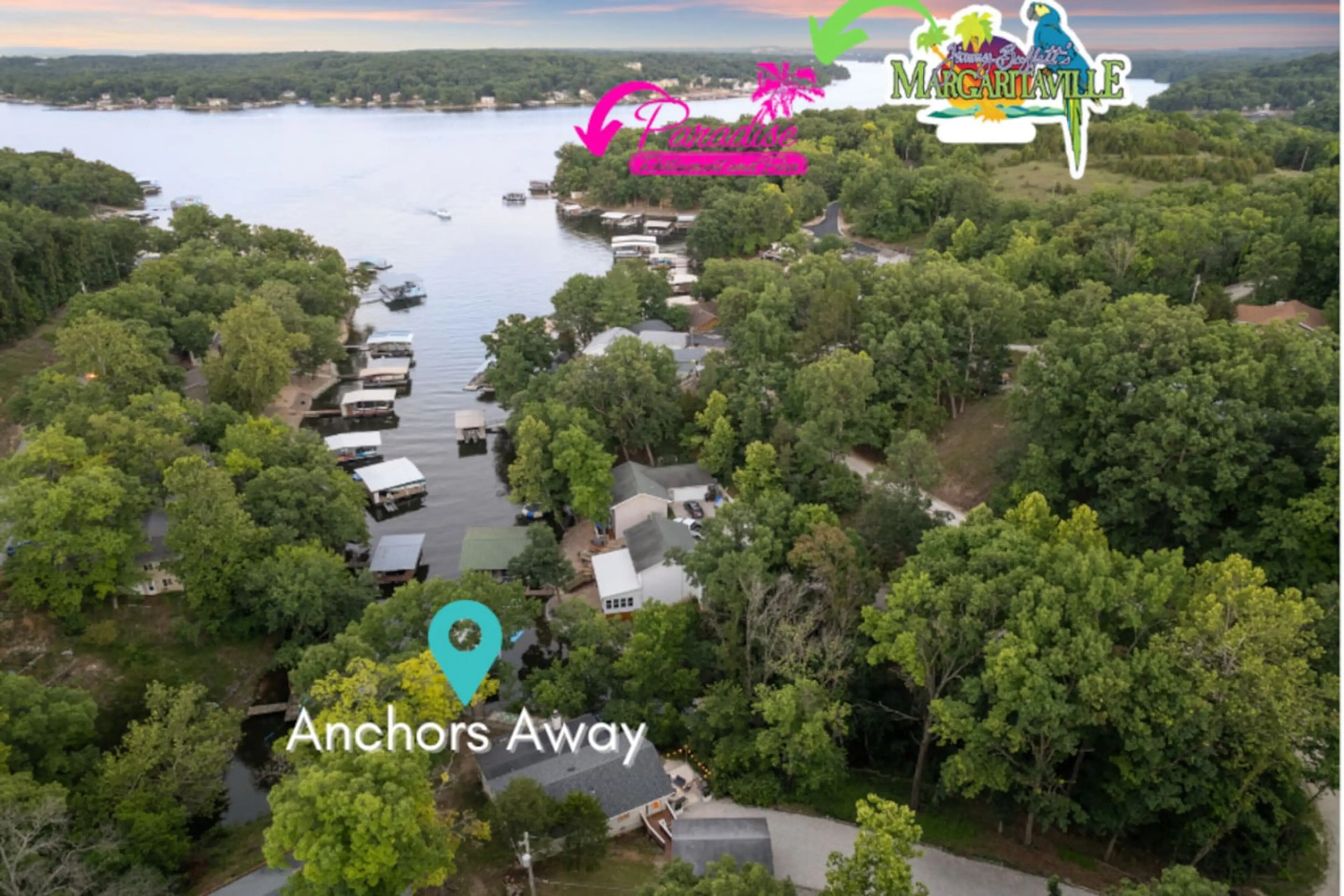 Quiet cove location close to restaurants and attractions