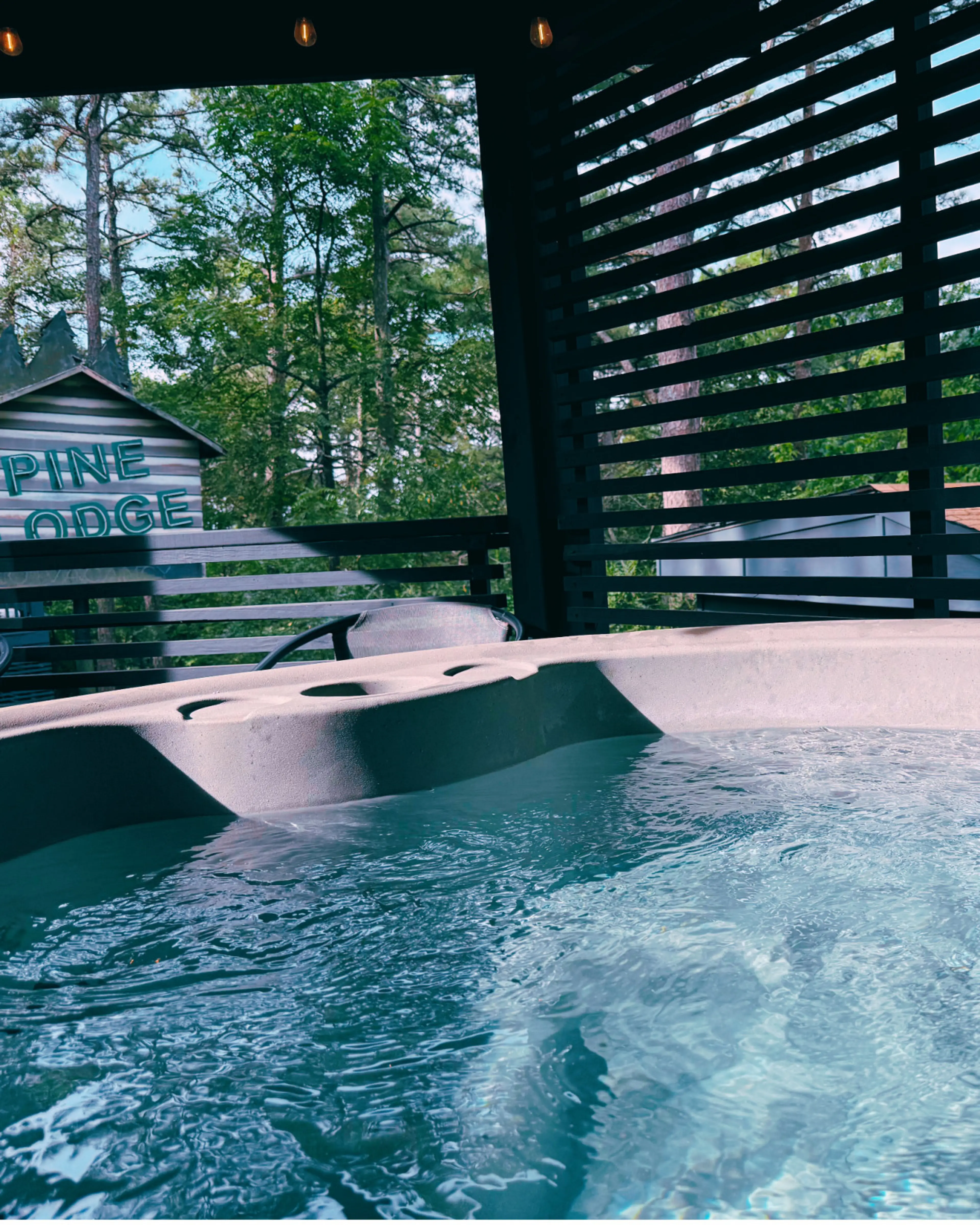 Private hot tub on deck.