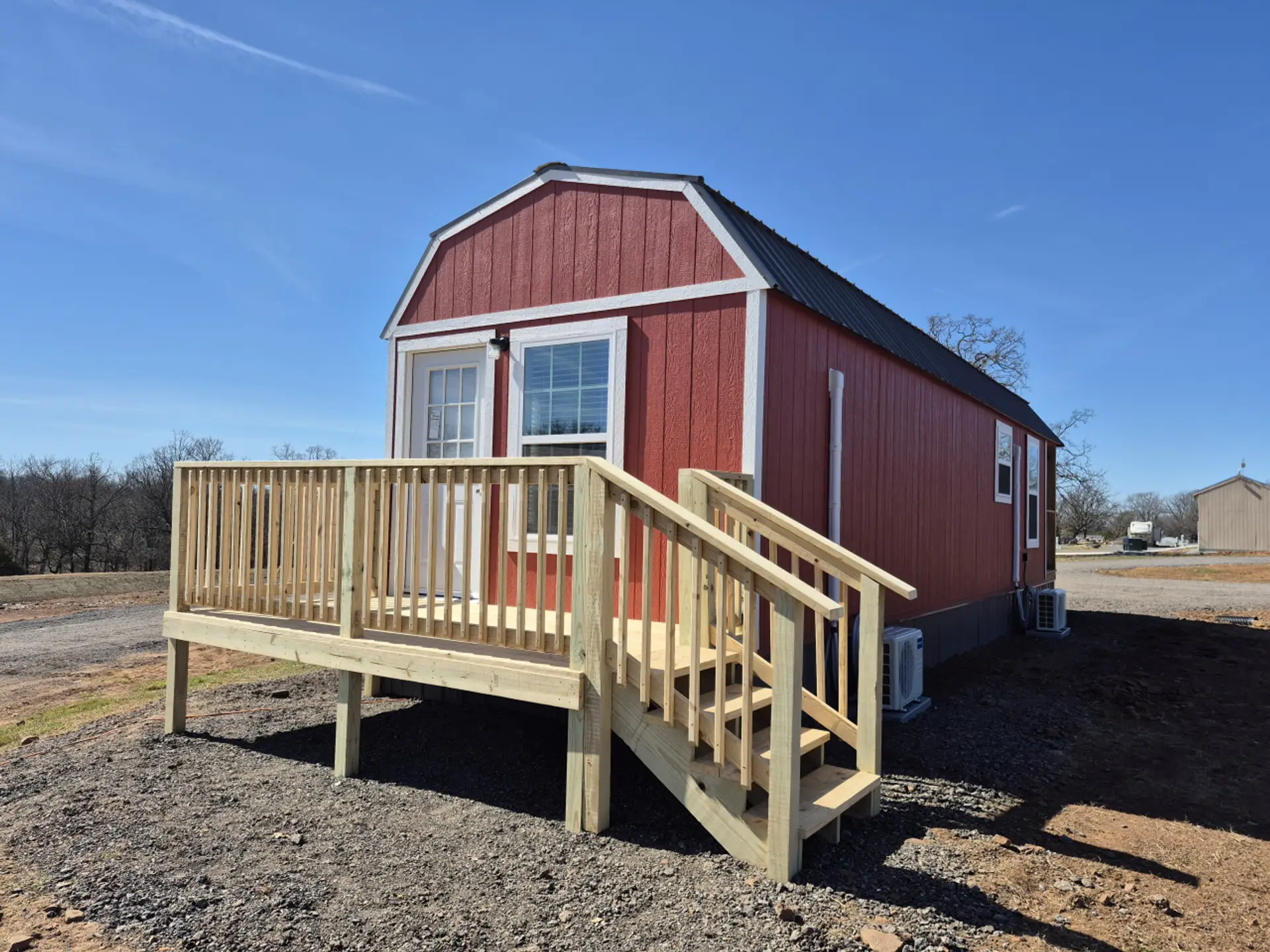 Back of Redbud Roost Tiny Home