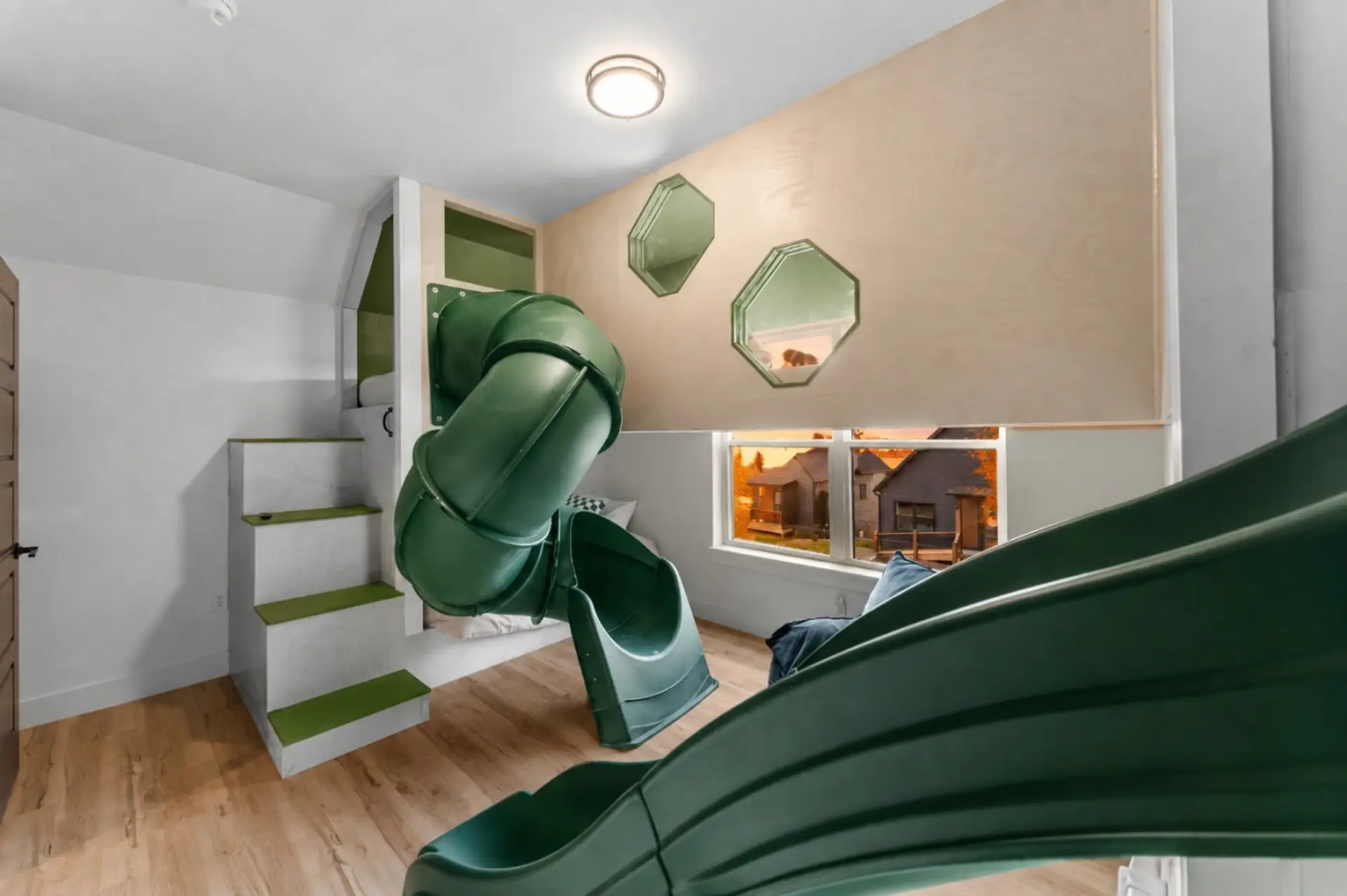 Cozy days, early sunsets, and a room they’ll race to every night!