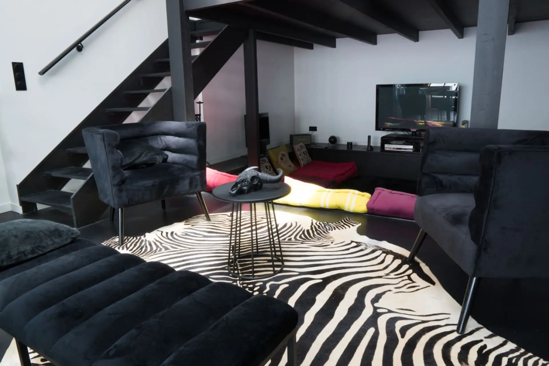 Coin salon pour partager entre amis