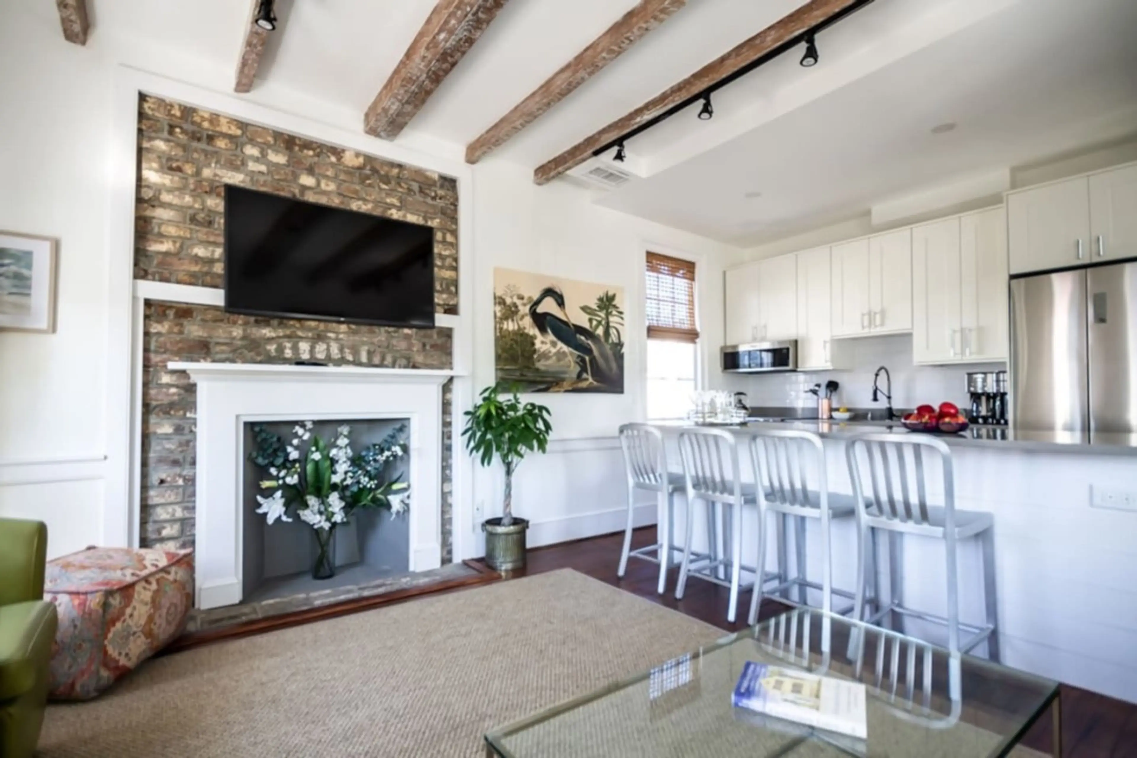 Spacious Living and Bar Area
