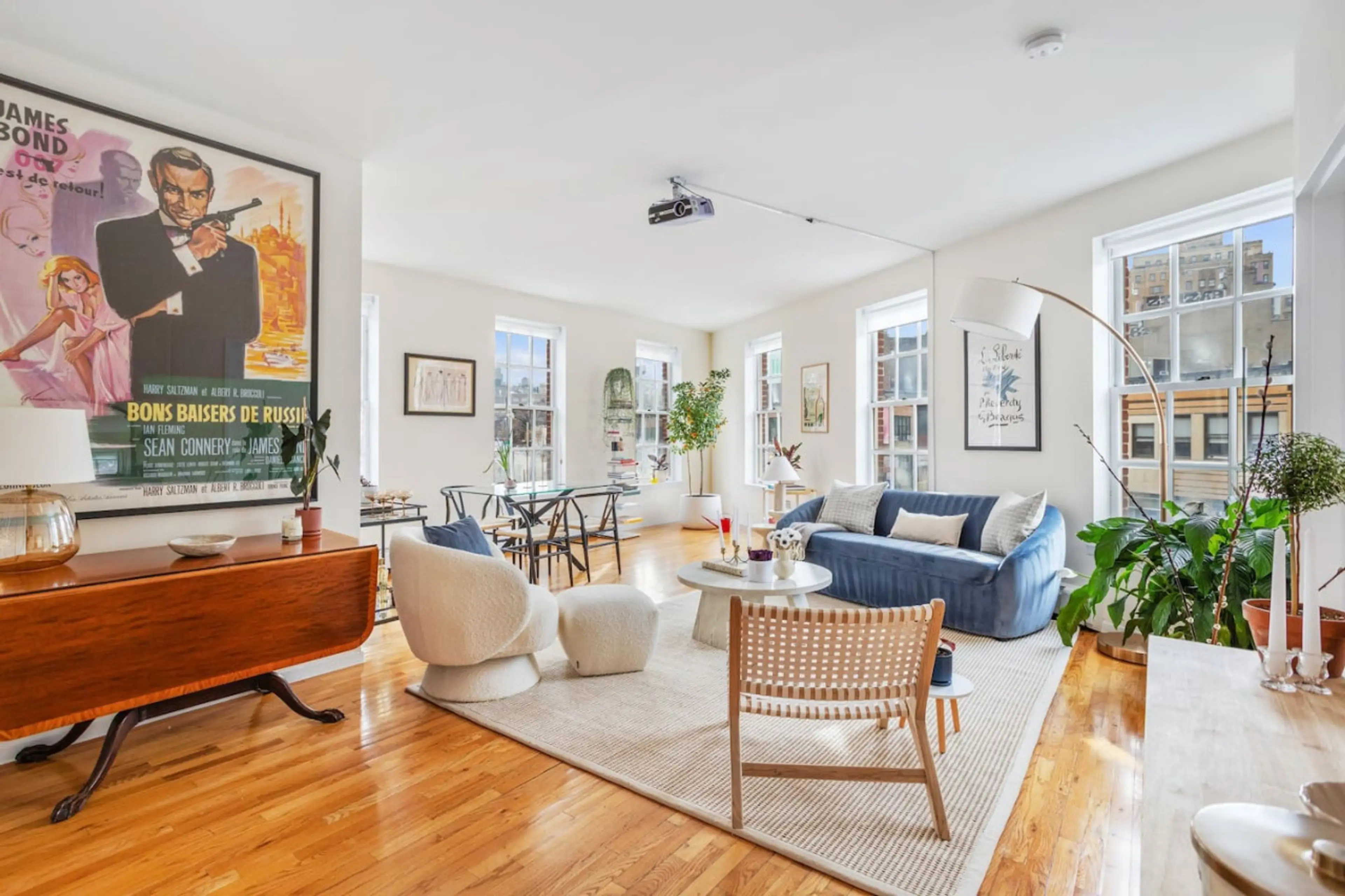 Modern living room with clean lines and elegant touches