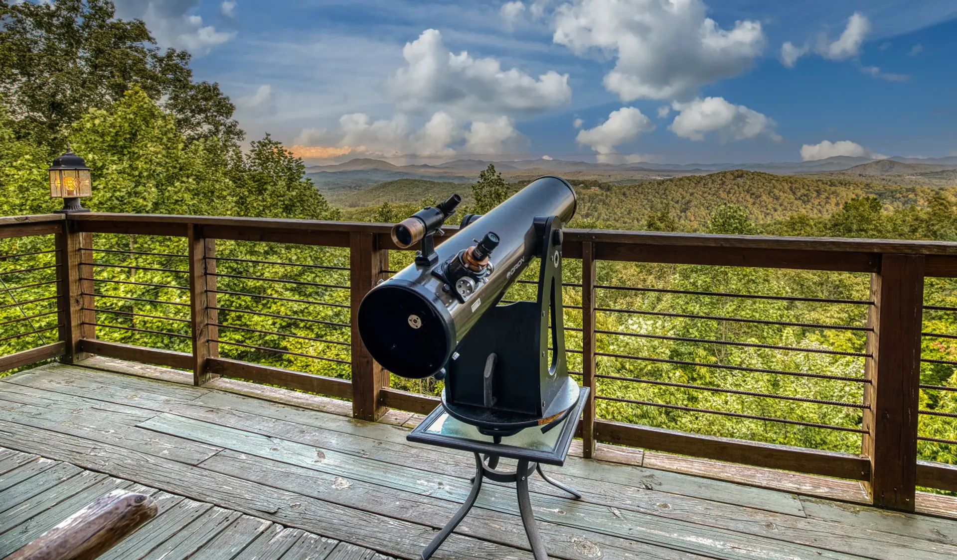 Telescope Deck | Mountain Backdrop | Tranquil Moments