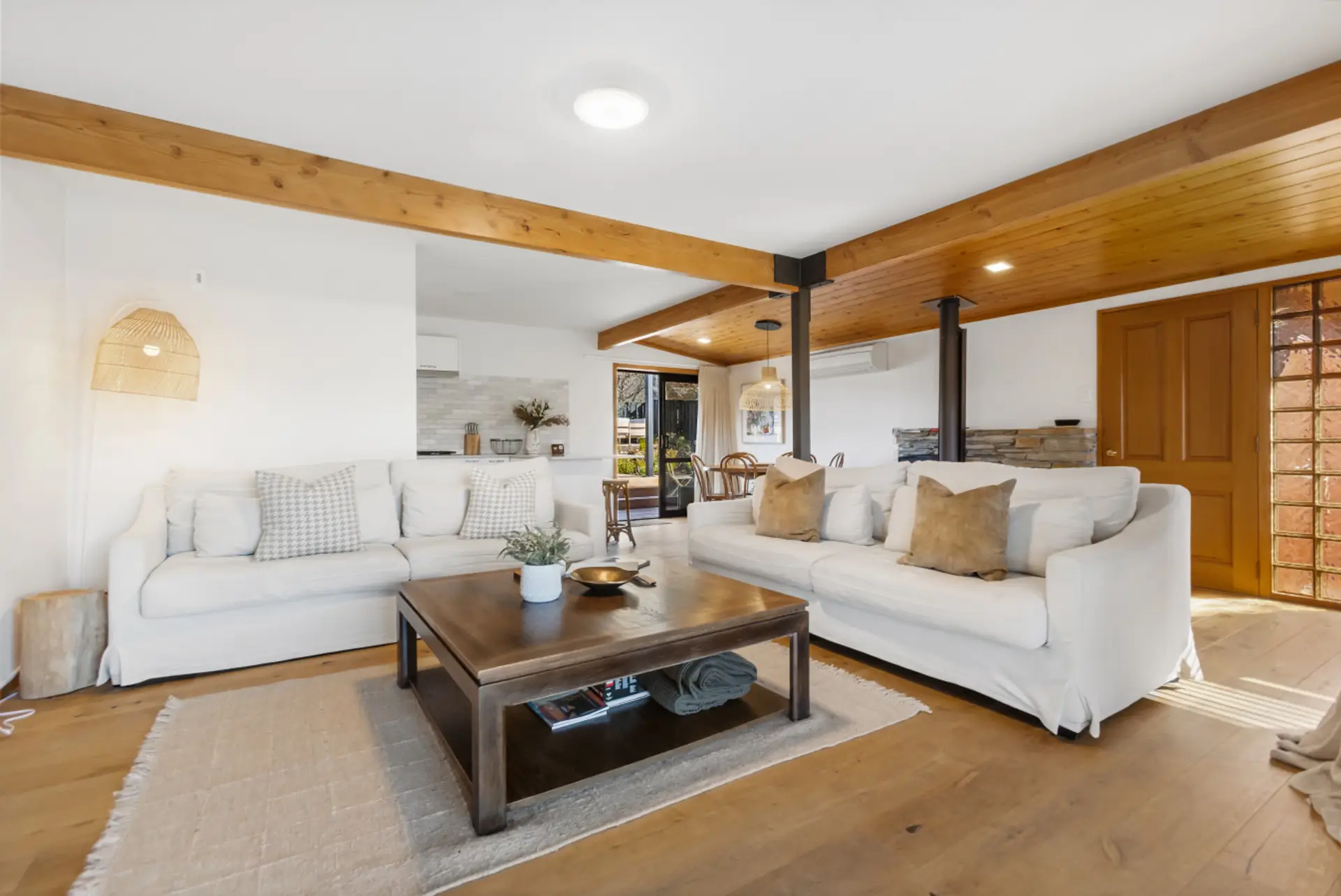 Bright and spacious lounge with comfortable seating for the whole family.