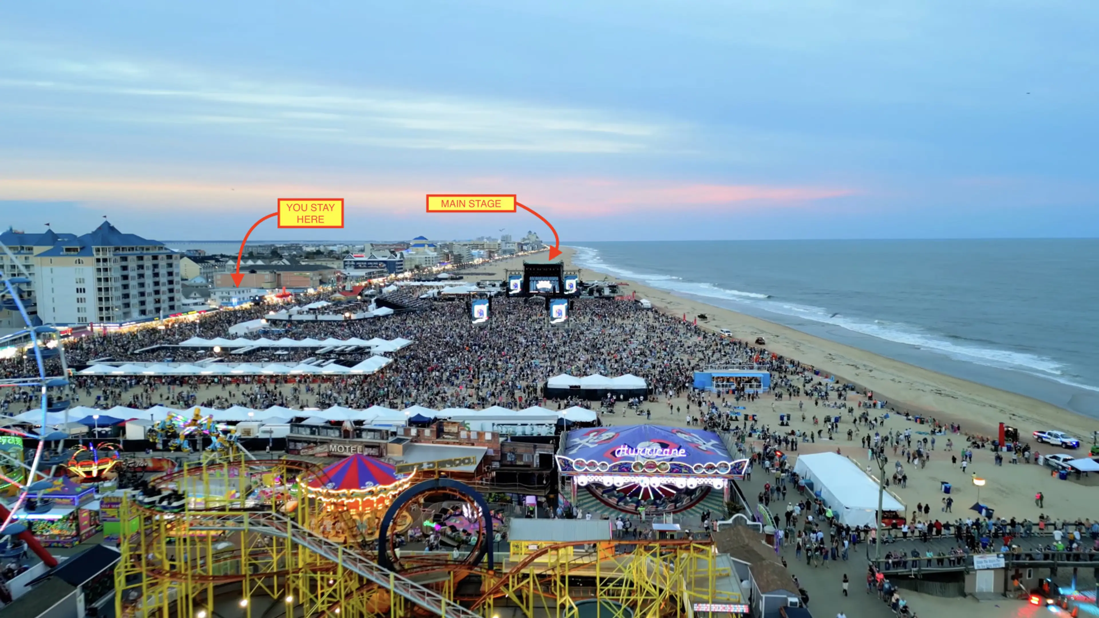 Aerial View Ocean Calling