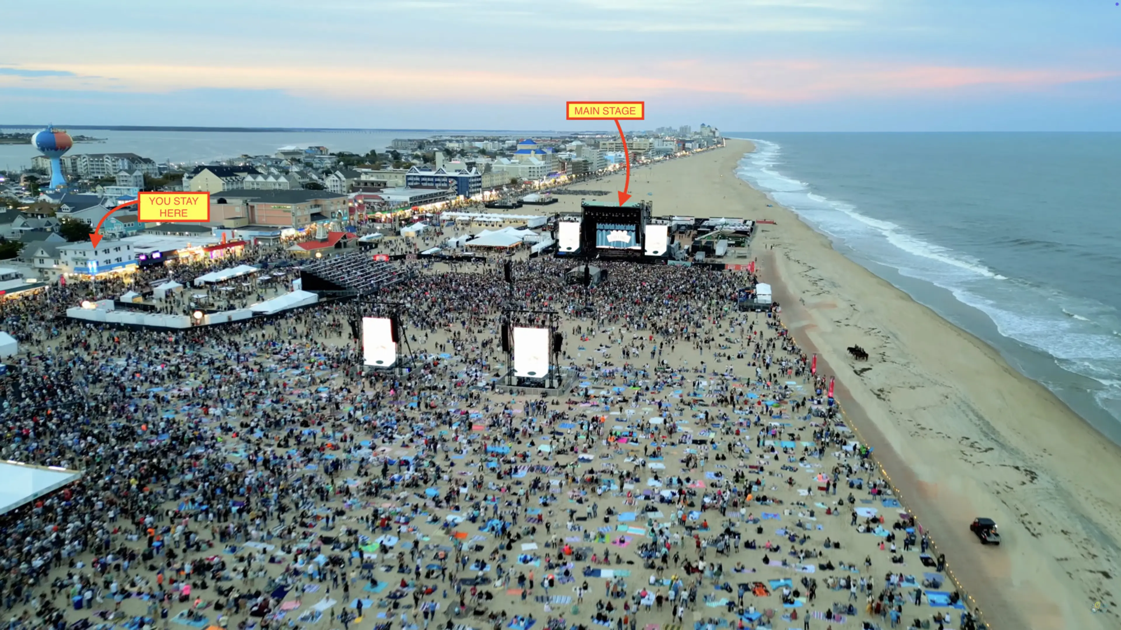 Aerial View Ocean Calling