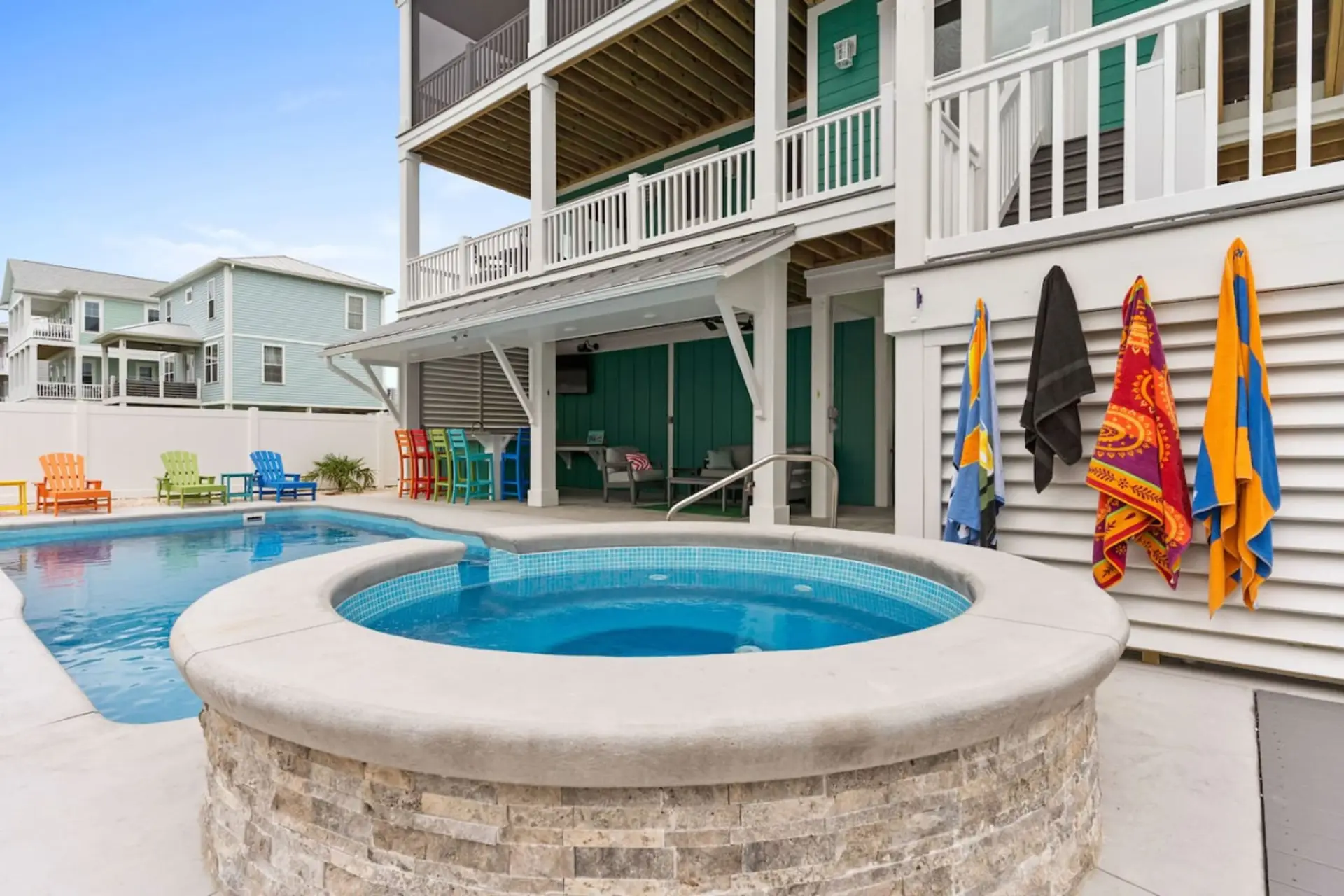Pool area
