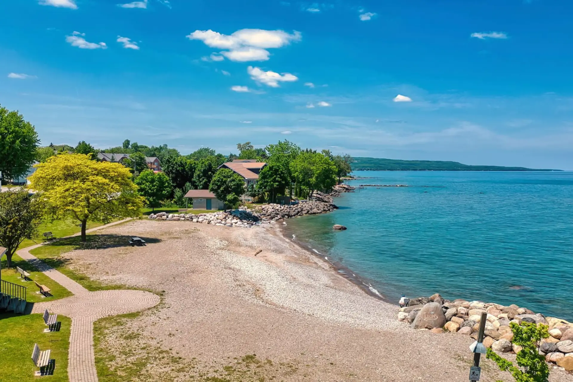 One of Meaford's gorgeous beaches