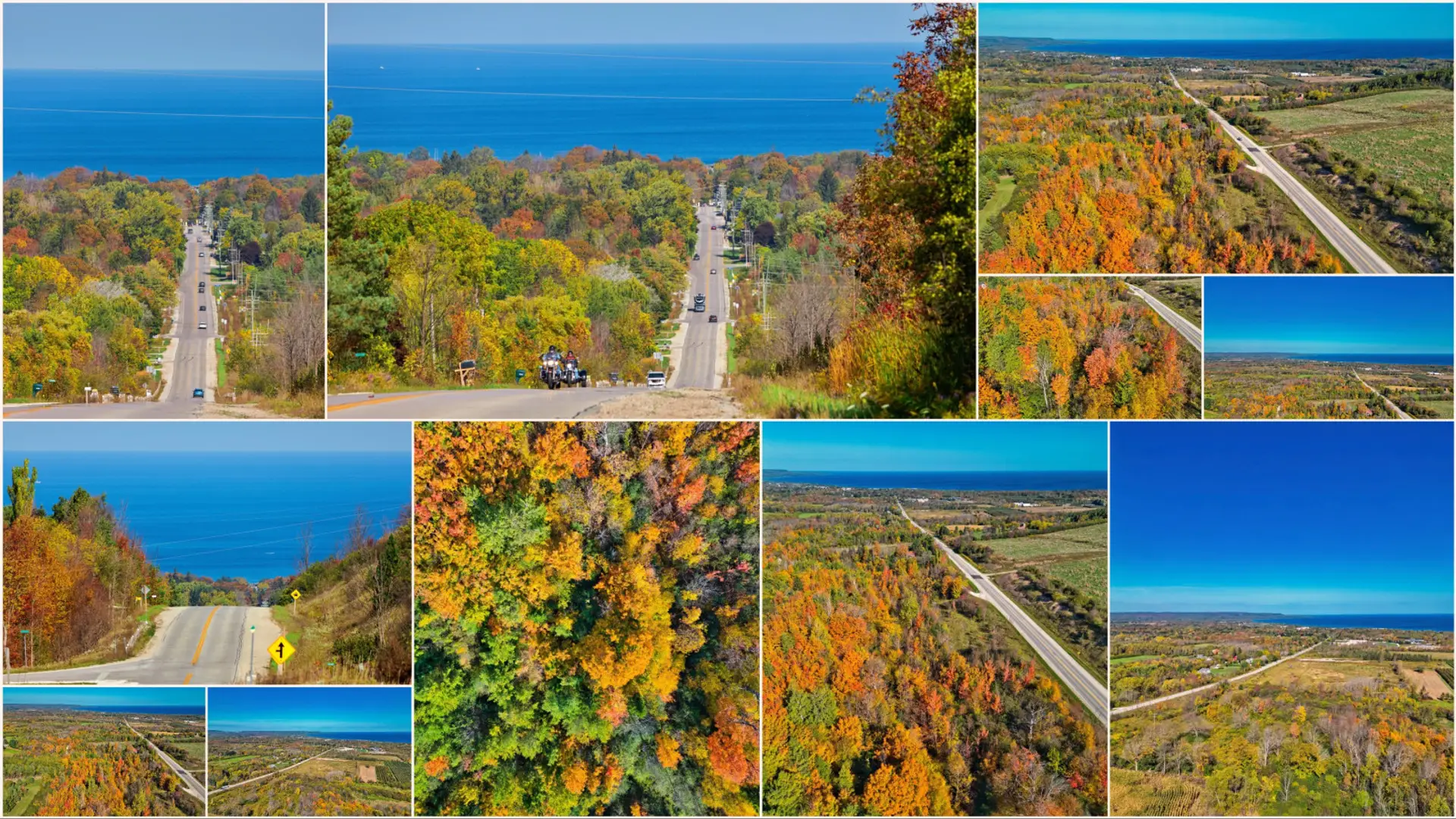 Beautiful fall colours leading up to Meaford!