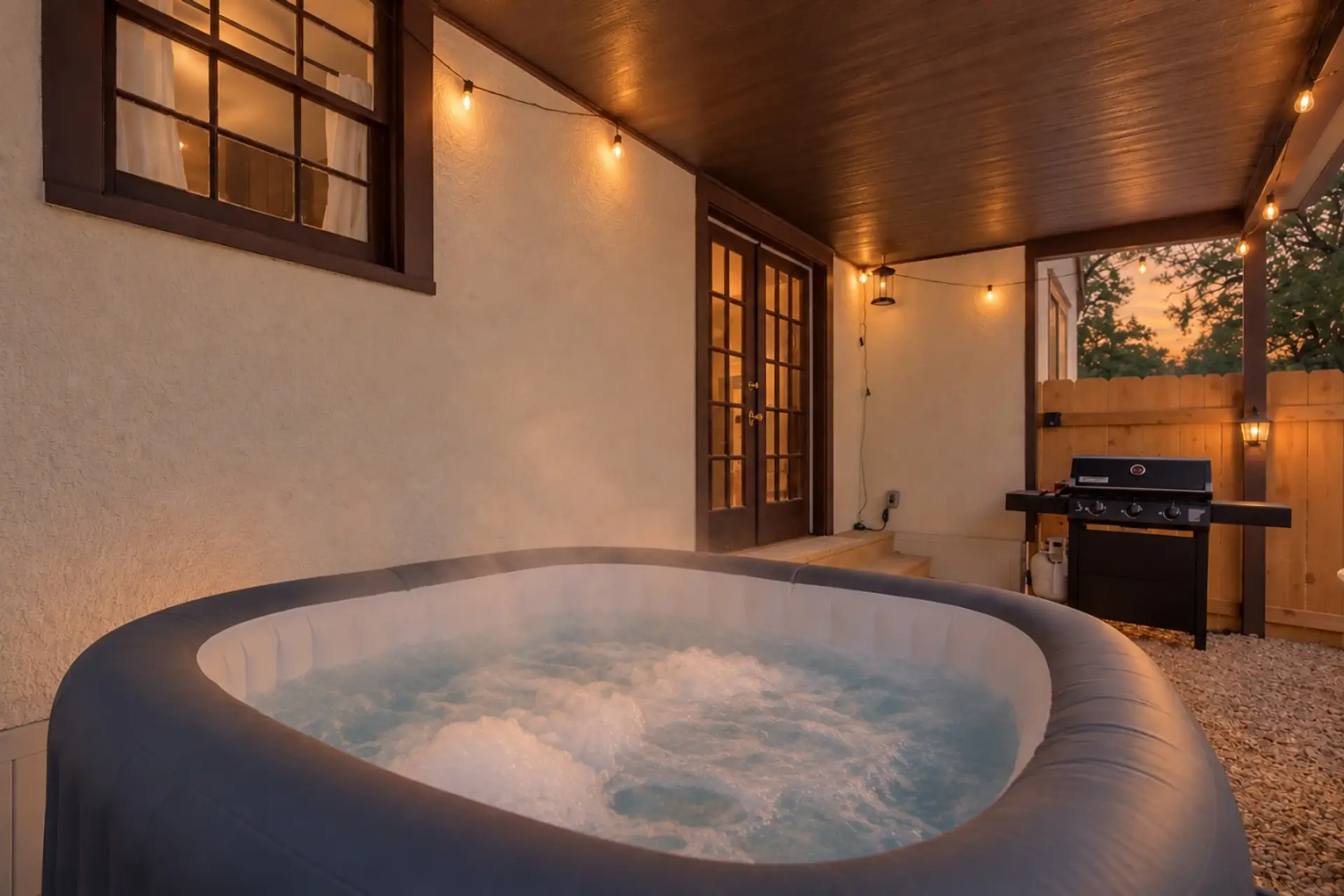 Hot tub - can fit 2-3 people