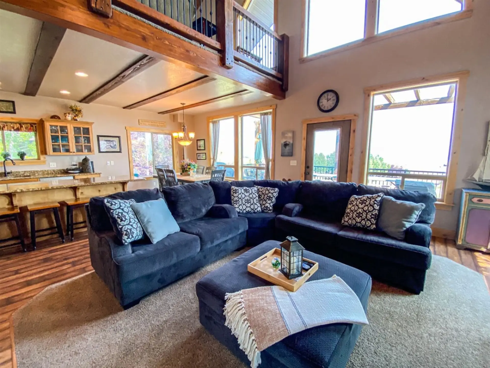 Family Room and Kitchen