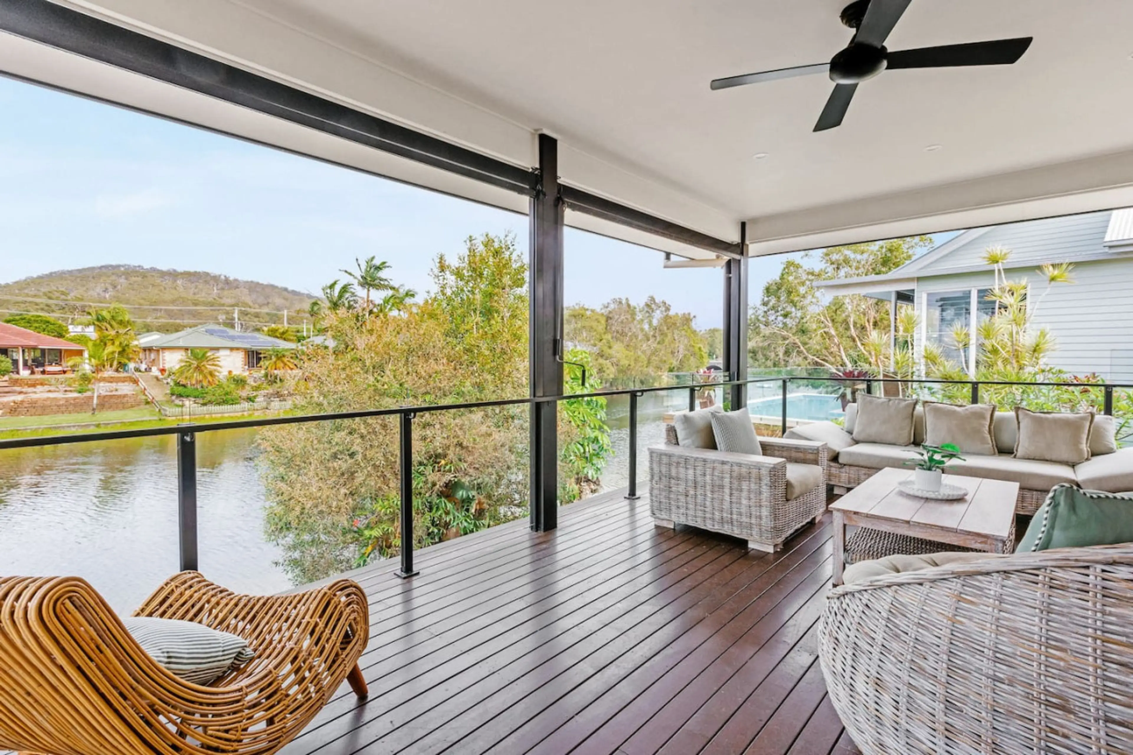 Lake views from the deck...