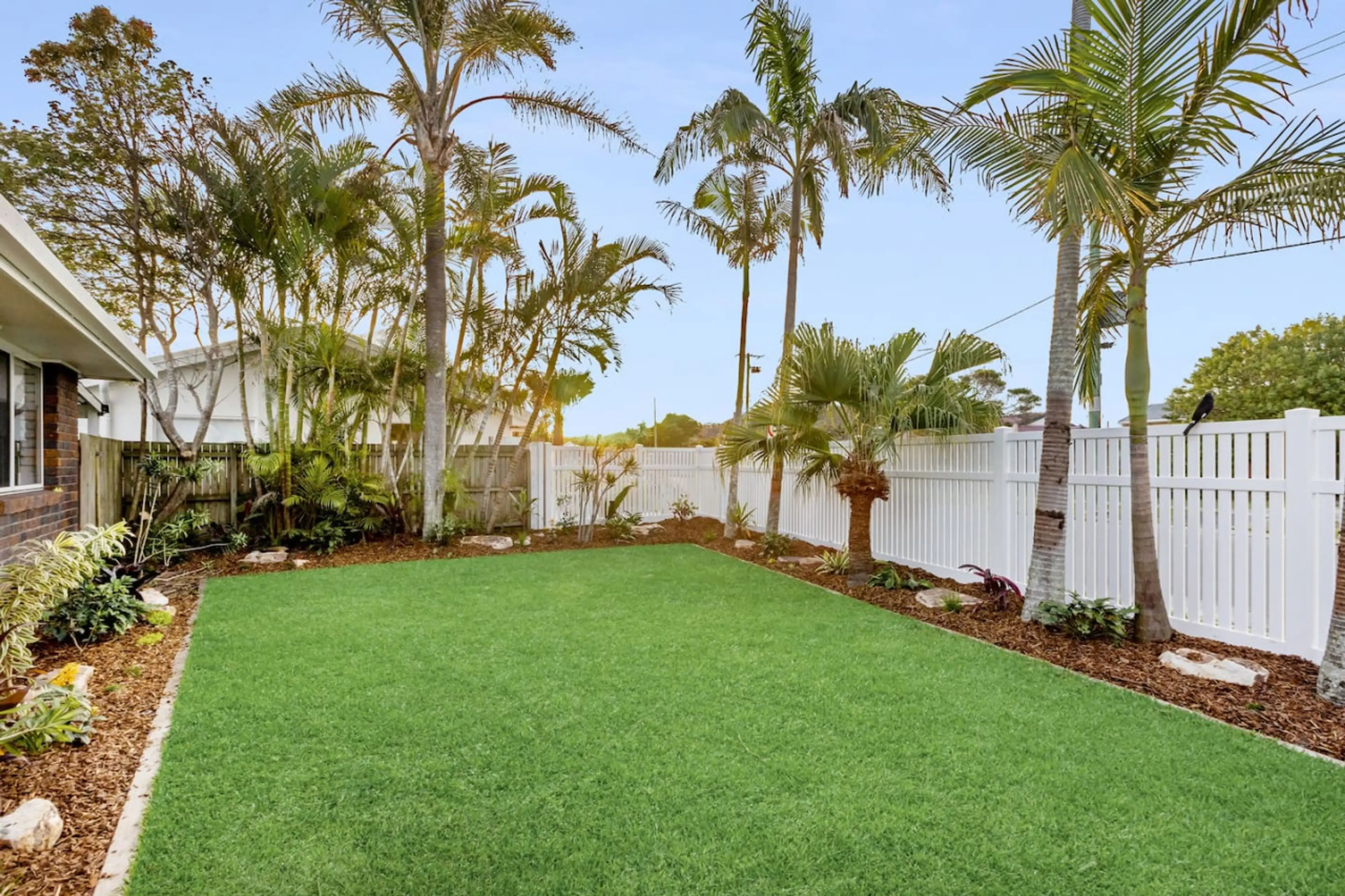 A simple, open yard for easy outdoor enjoyment.