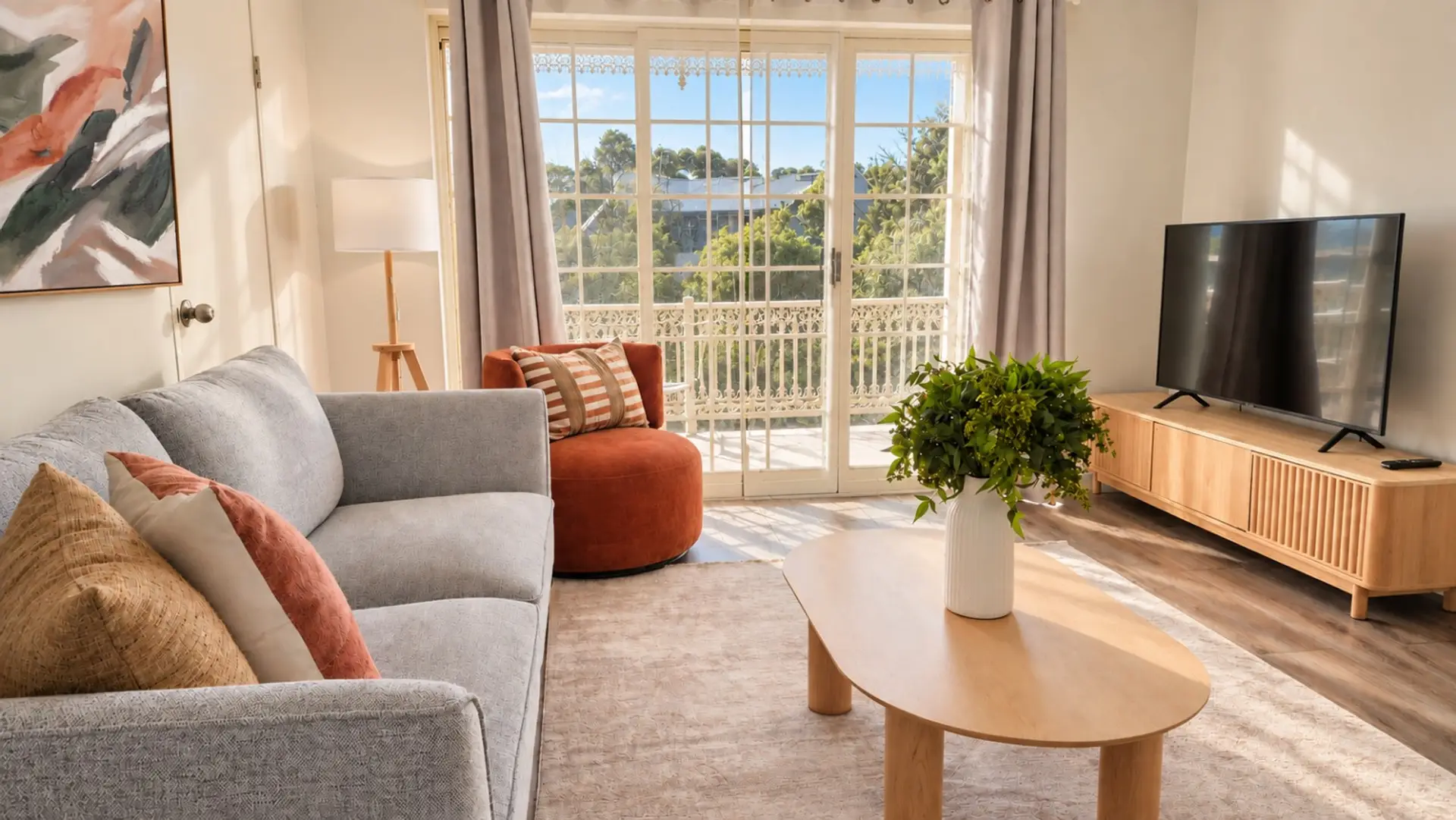Settle into a bright and inviting open-plan living space, where the cosy lounge flows seamlessly into the fully equipped kitchen. Whether you're enjoying your morning cuppa or unwinding after a day out, this welcoming space is designed to make you feel ri