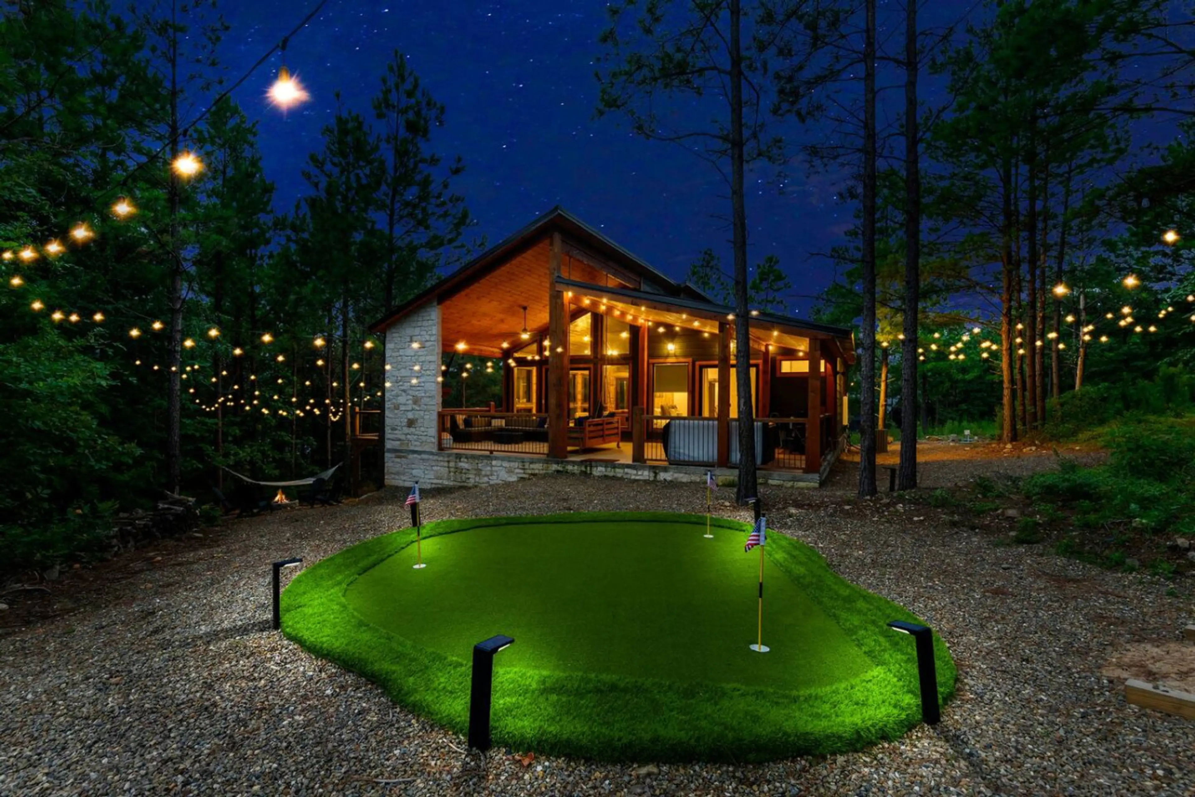 under the stars, or under the sea of lights, it's magical here