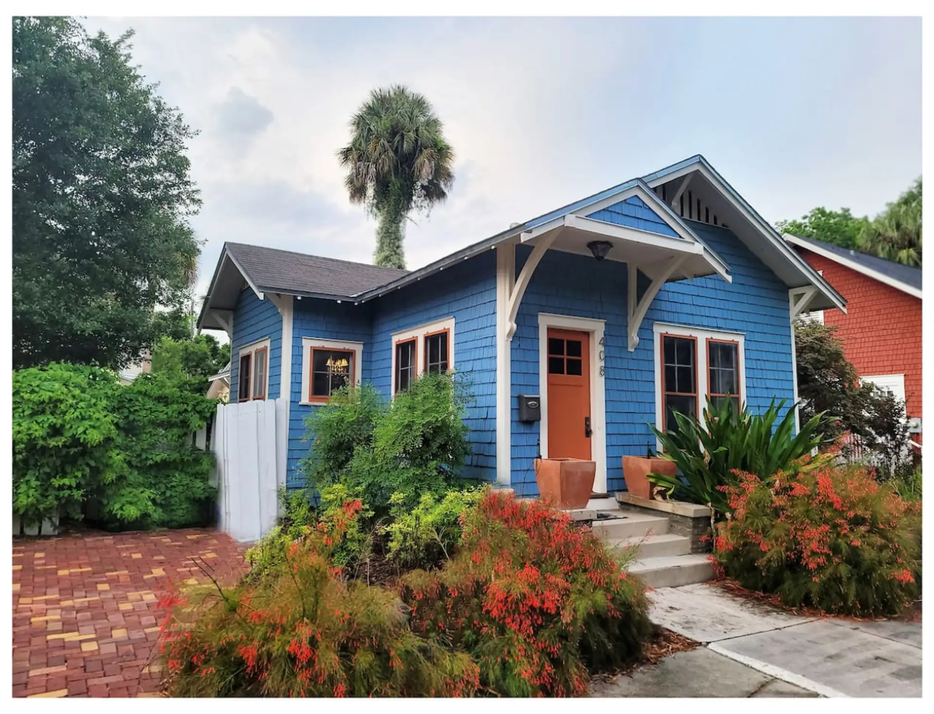Front of the quaint and cozy historic Duckpond home