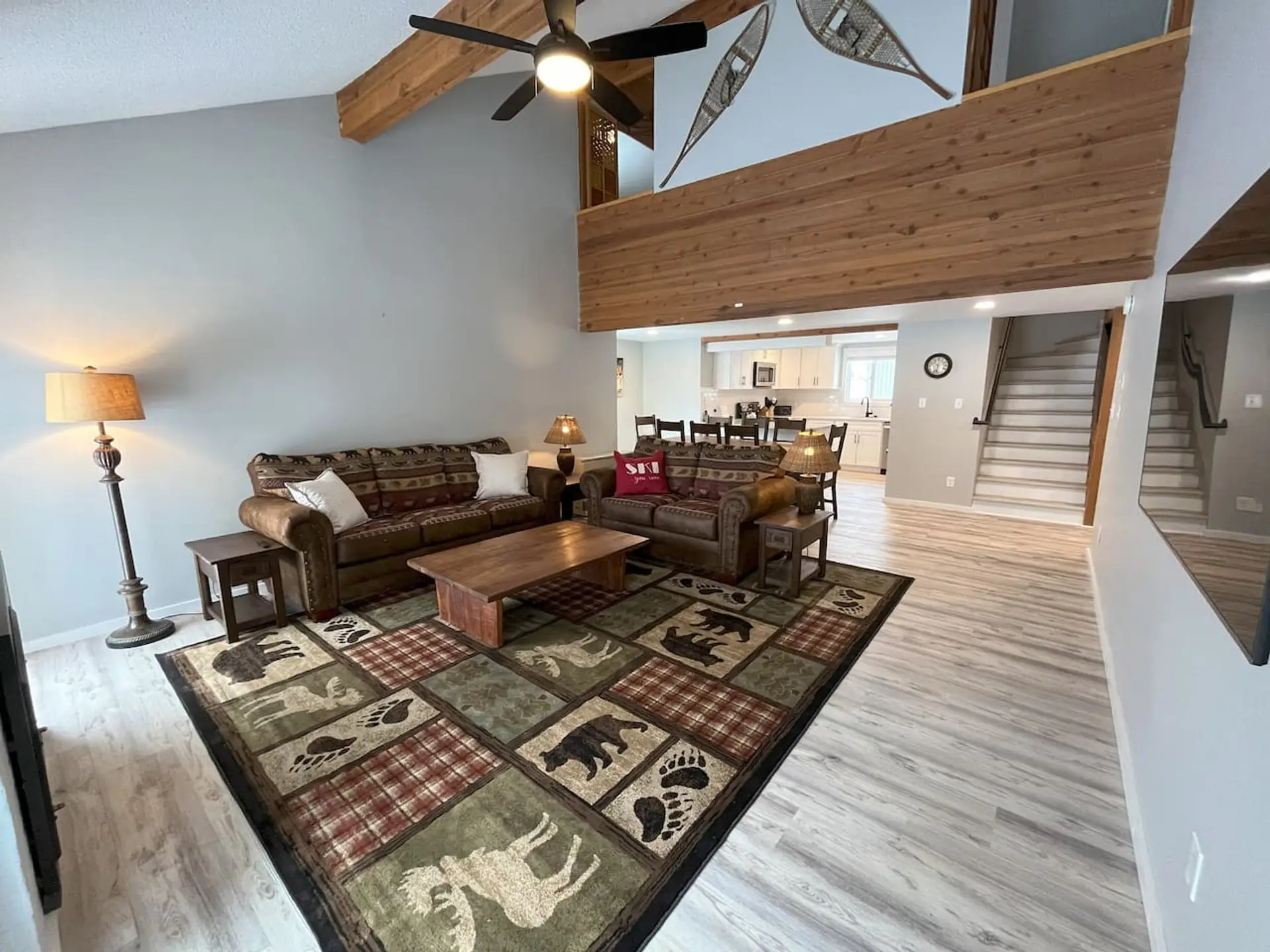Open-Concept Great Room, Dining Room and Kitchen - Plenty of space for everyone to spread out