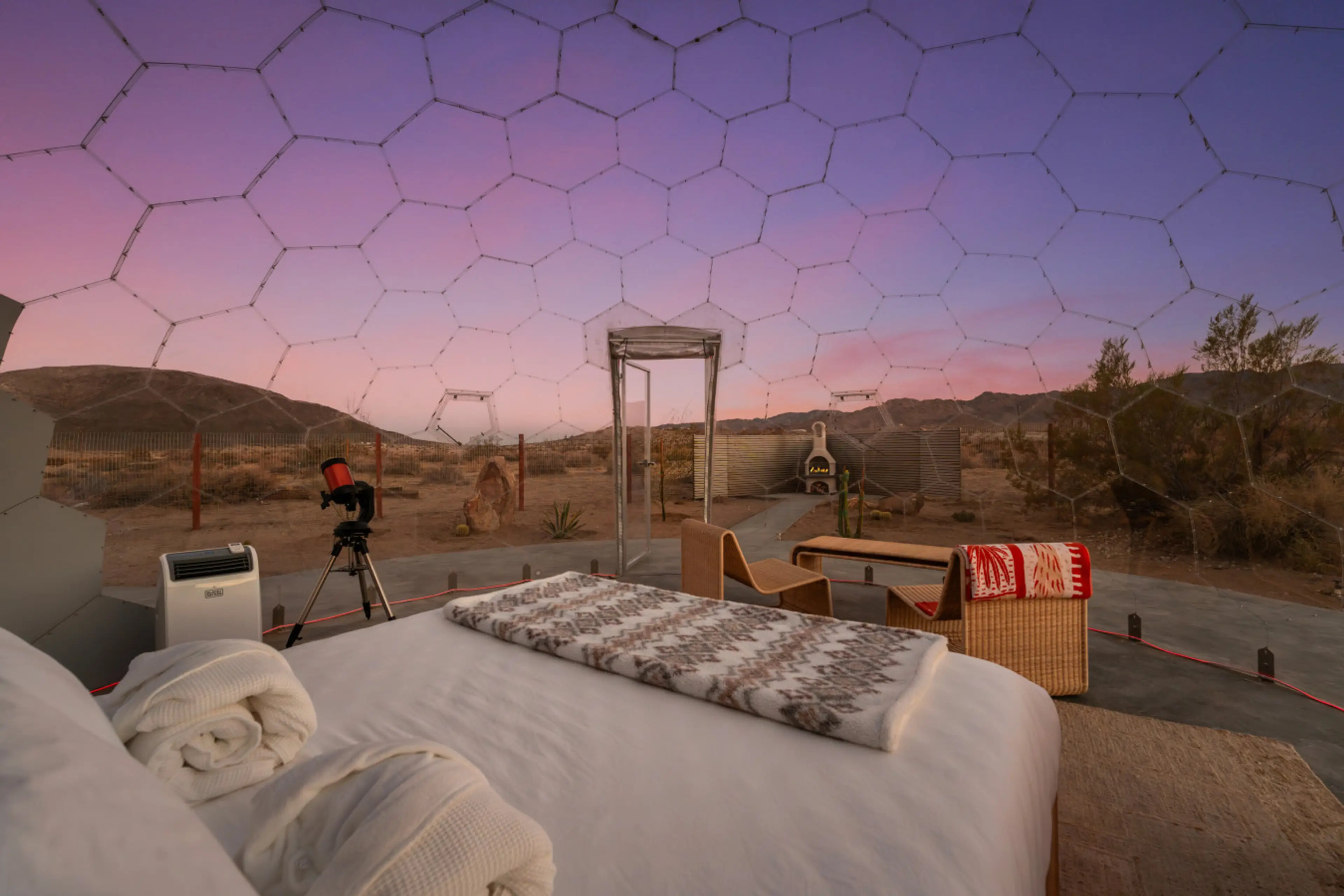 Expansive View of Joshua Tree Park and Distant Mountains