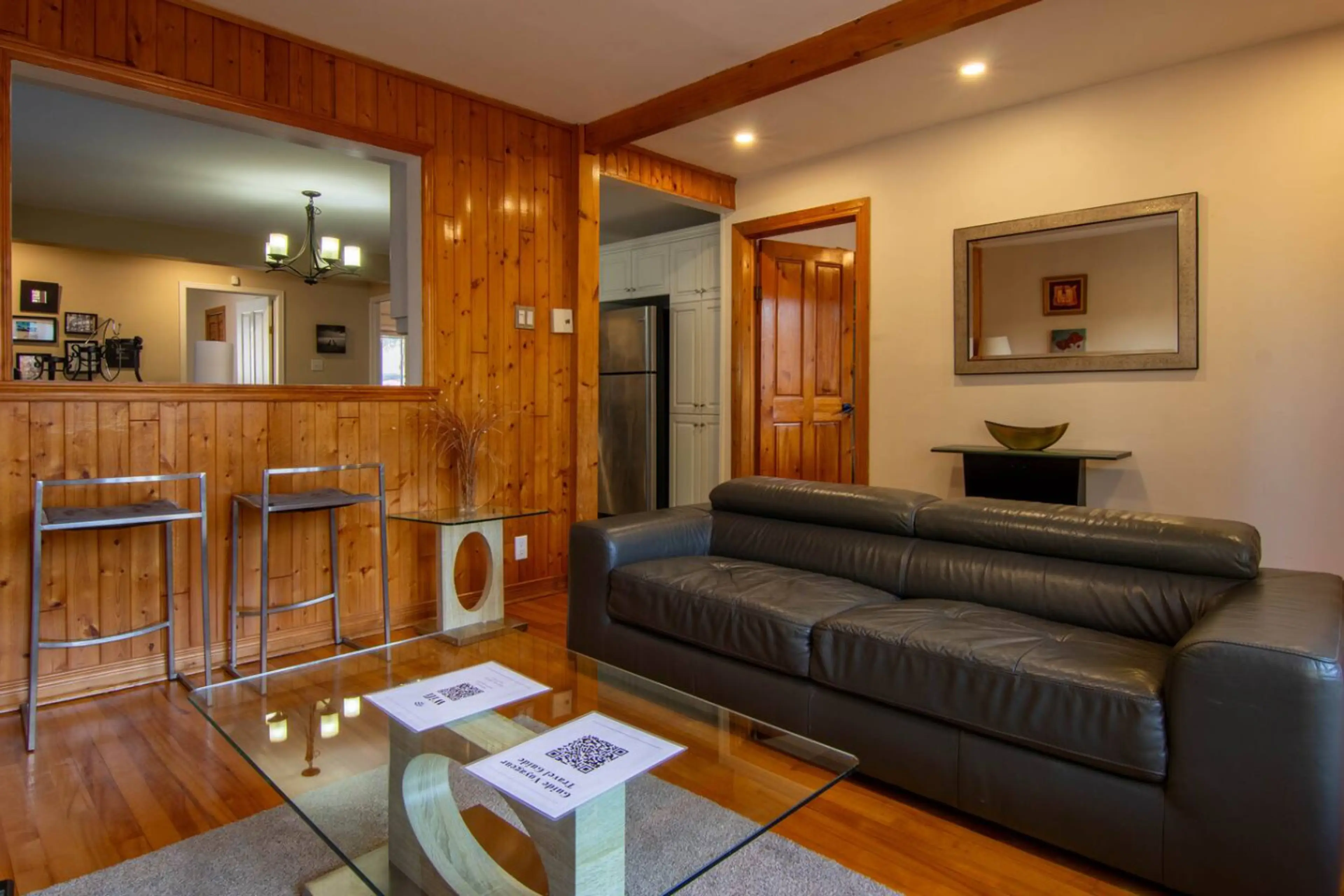 Cozy open-concept living area, perfect for relaxing together.