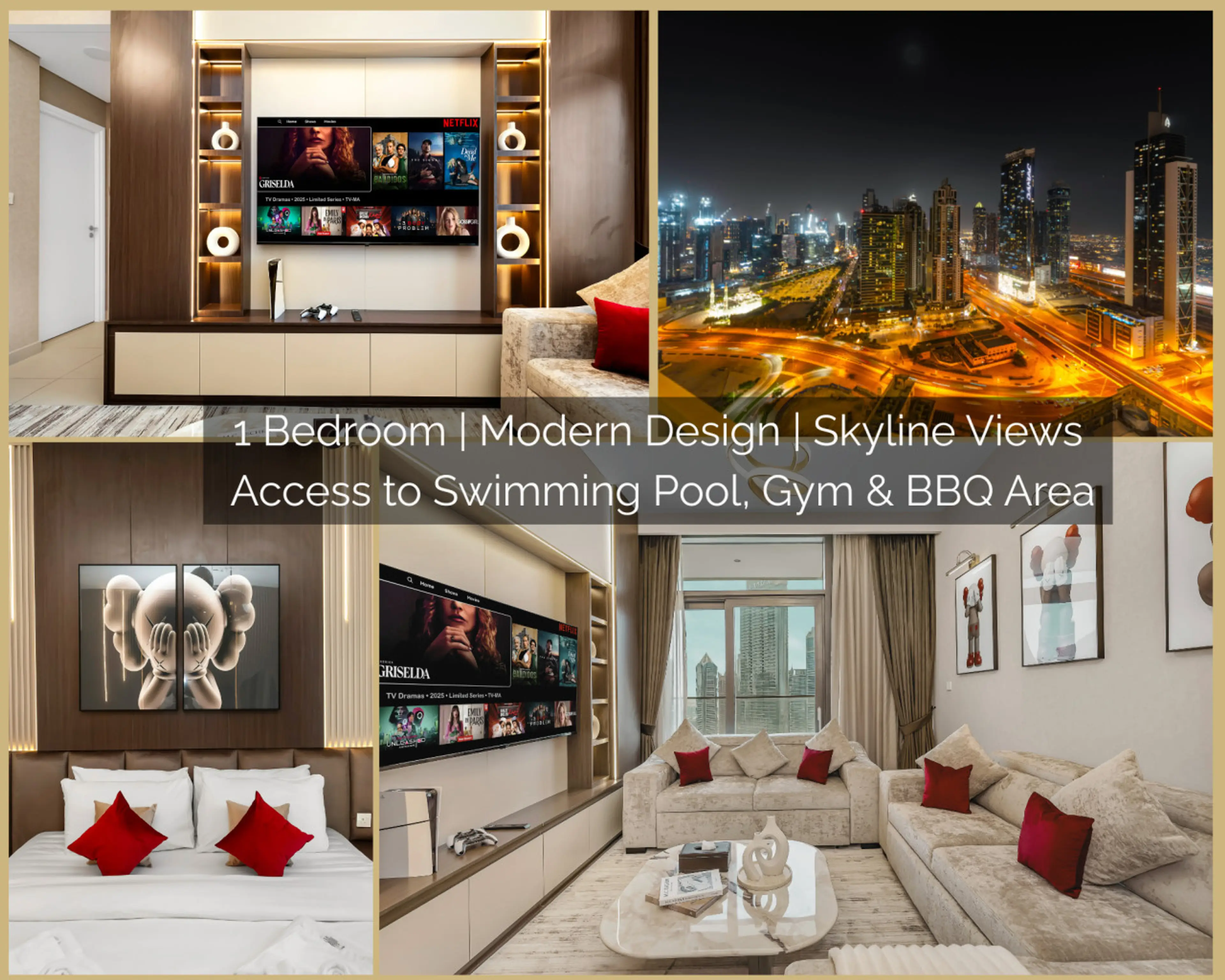 Your Luxury Burj Crown Retreat on high floor