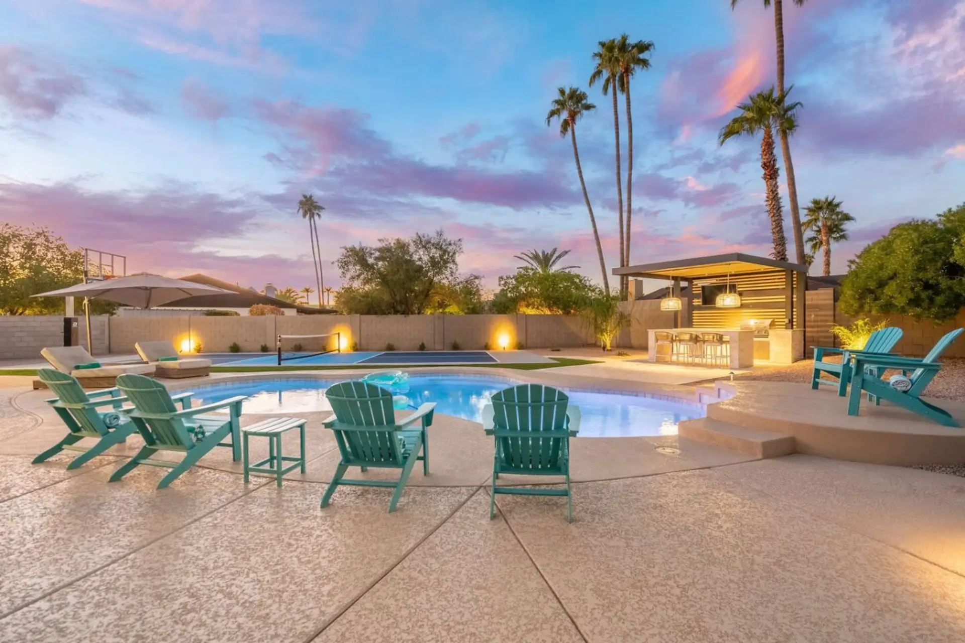 Your private backyard retreat, perfect for swimming, lounging, and making memories.
