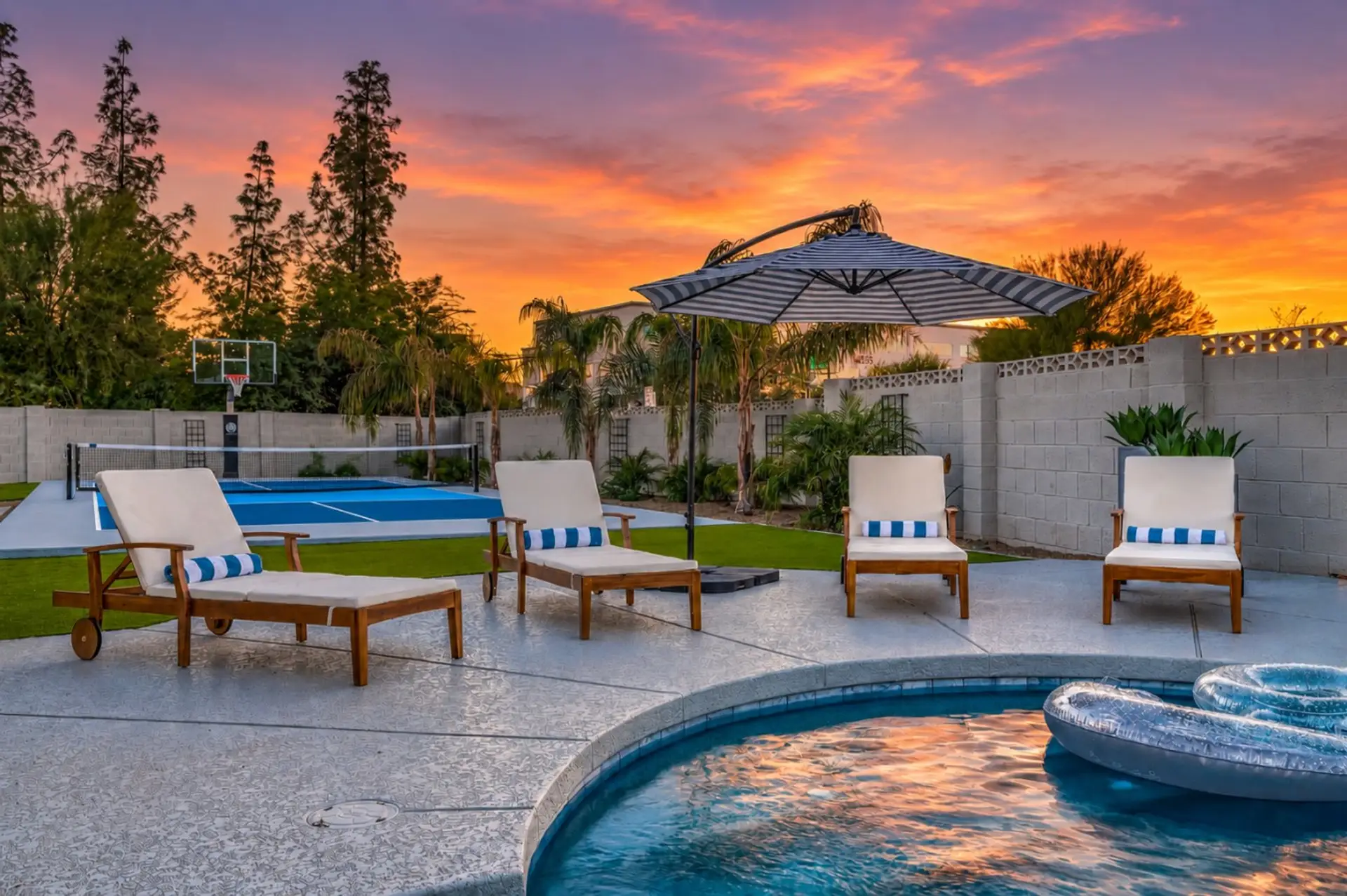 Free Heated Pool and Full Sized Sport Court