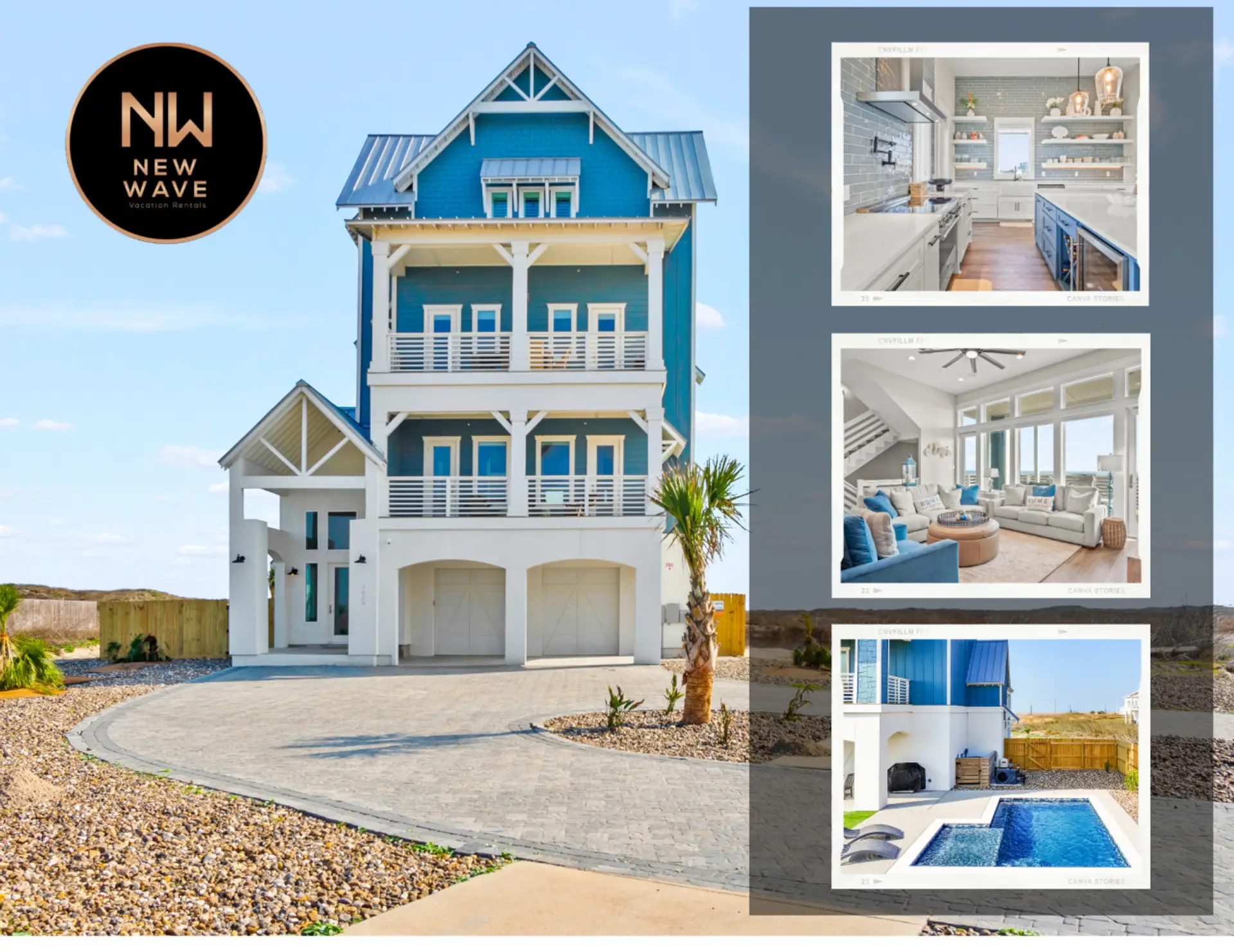 Modern coastal dream home