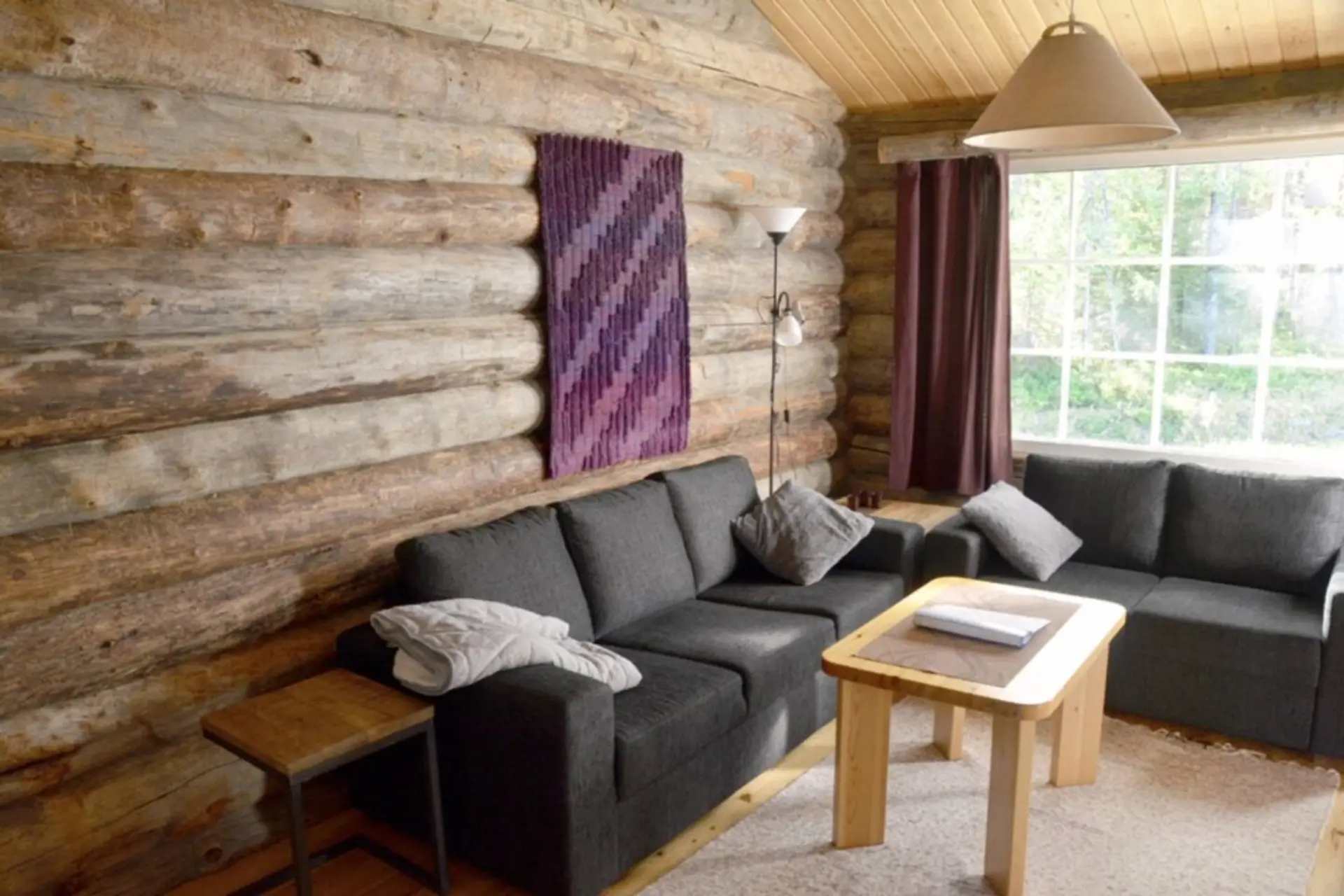 Living room with sofa and coffee table