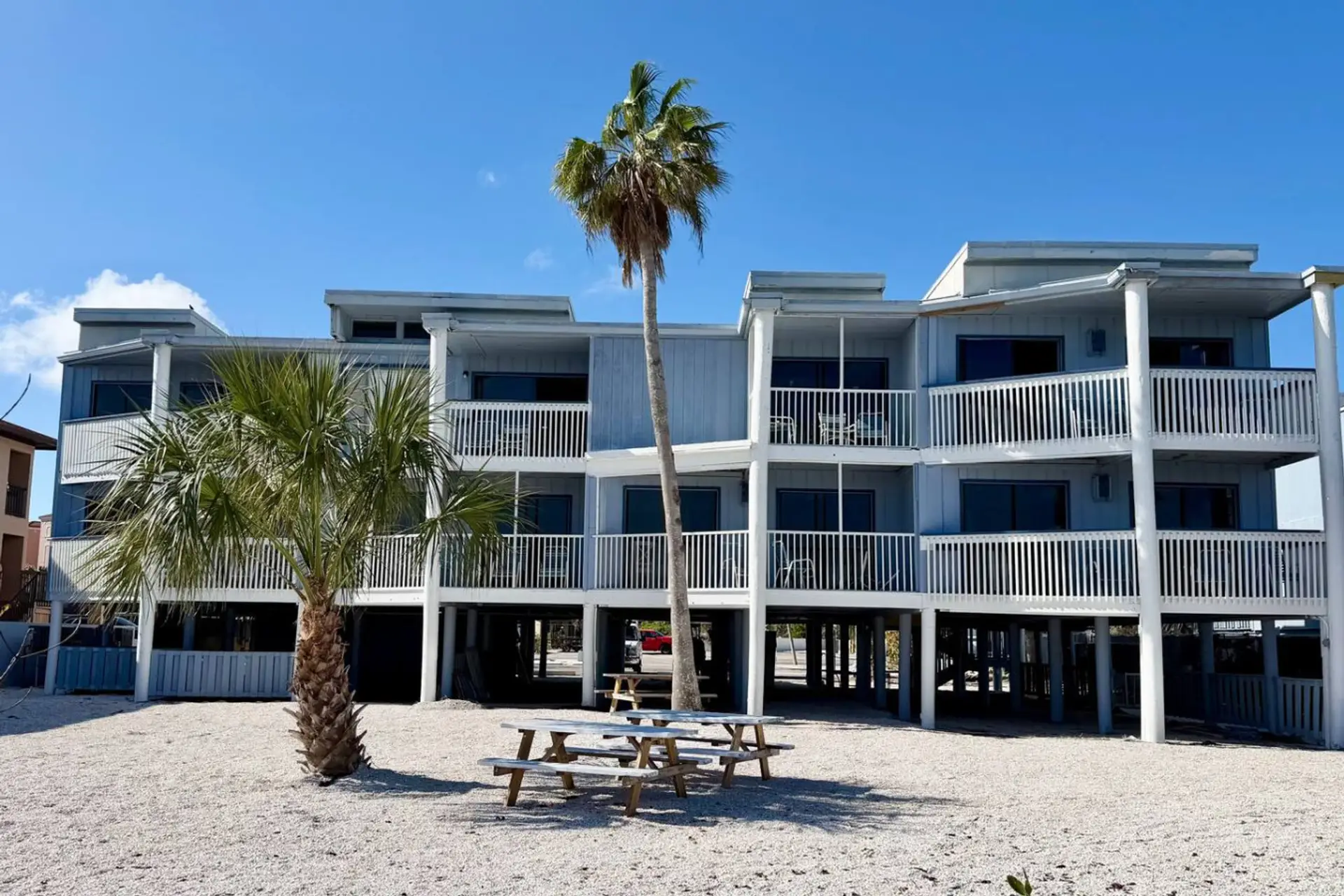 View of the condos