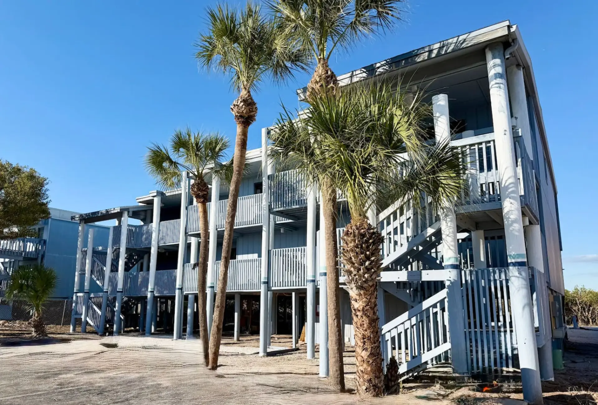View of the condos
