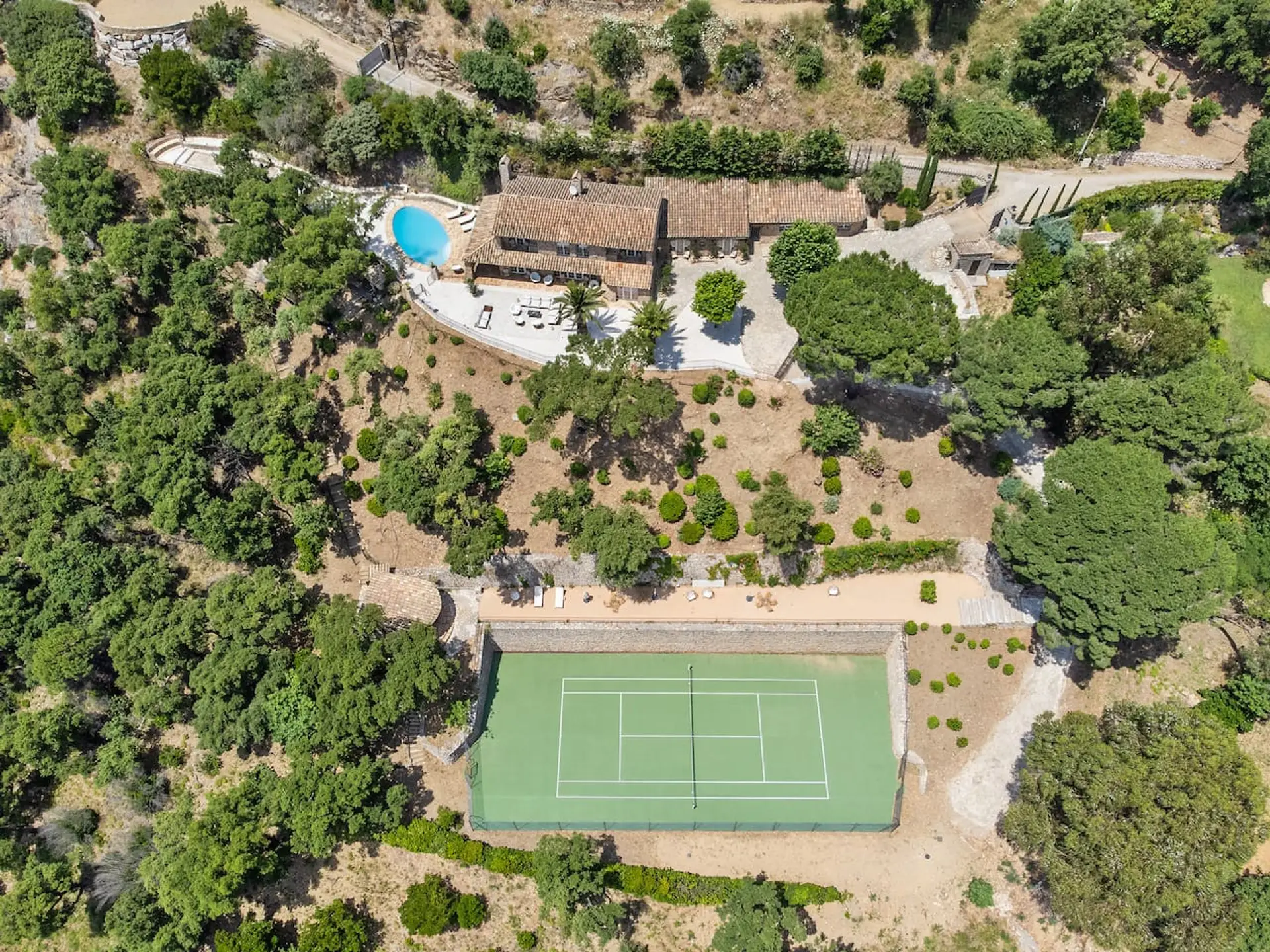 Bird's eye view - Villa Les Arbousiers