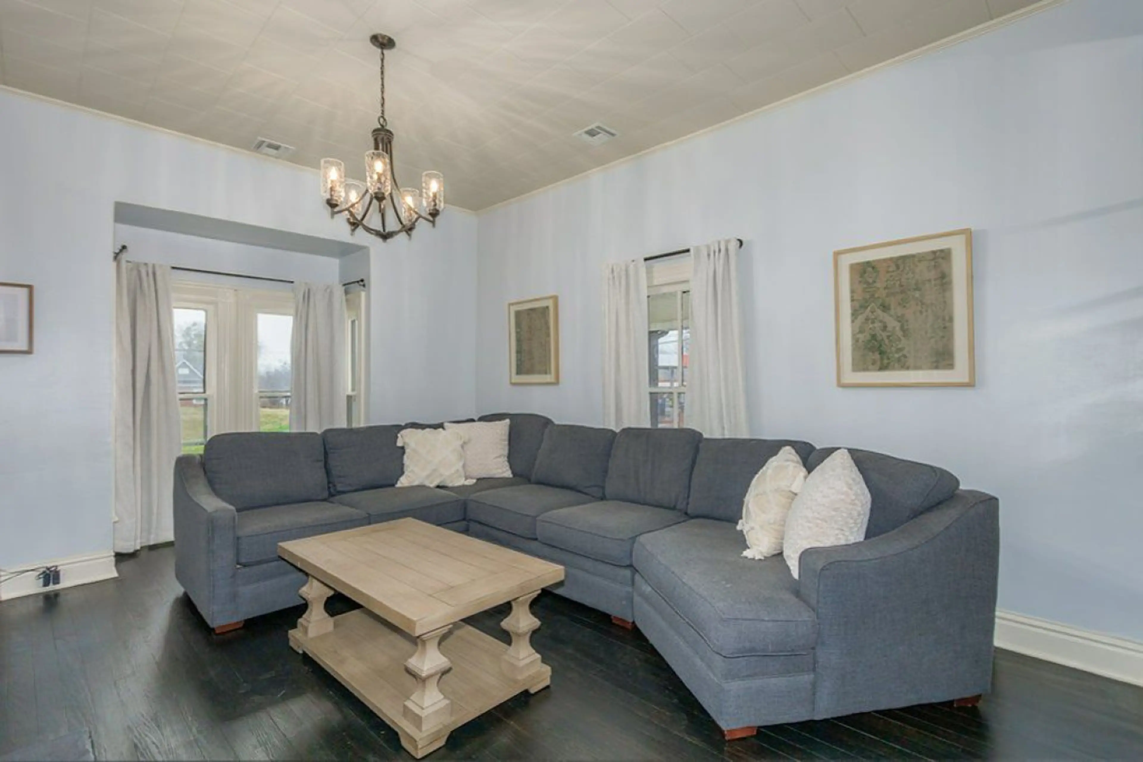 Kick back on the living room couch