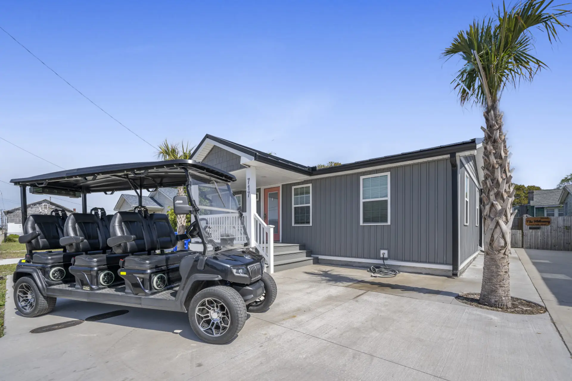 Experience Beaufort in Luxury. 6 passenger golf cart included at Teaches Reach