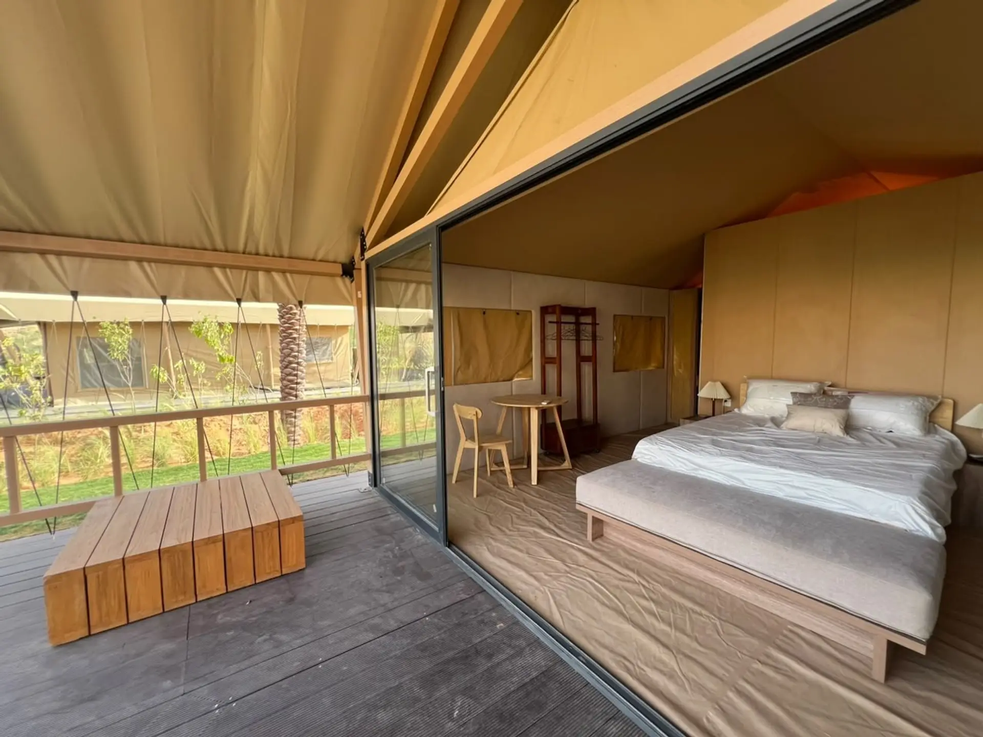 Inside + Patio view