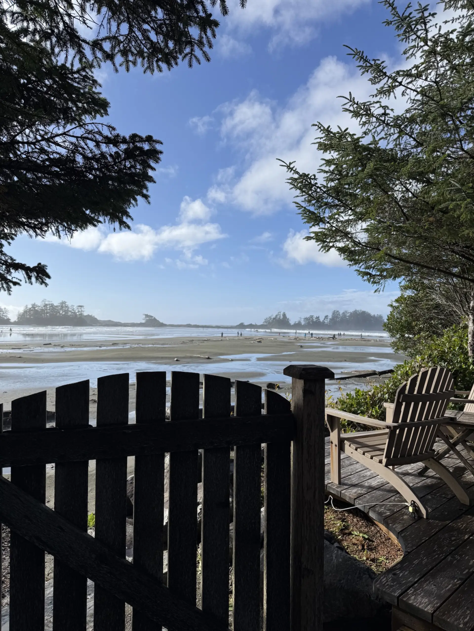Direct beach access