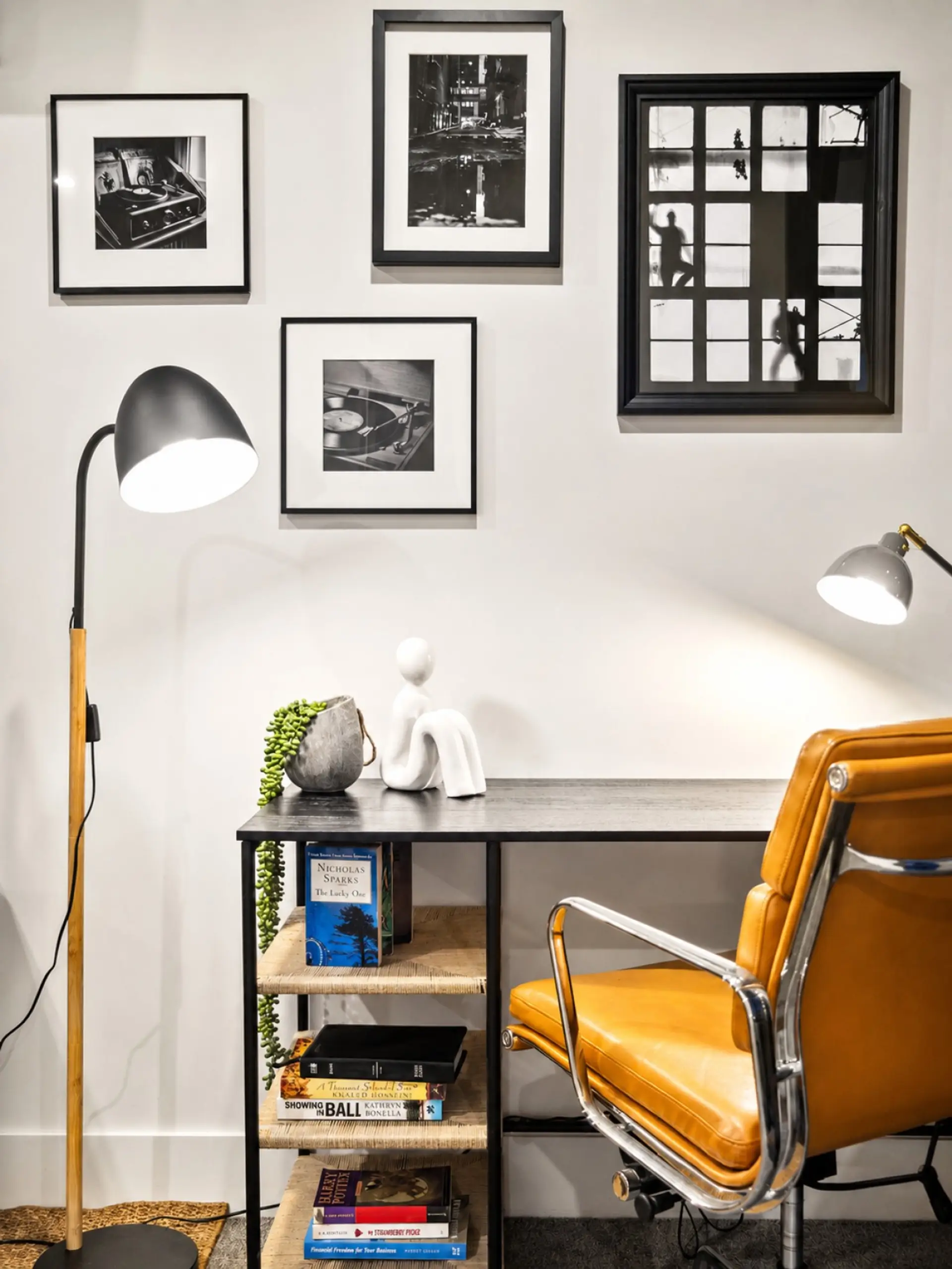 Work from home - this workspace is perfect for the at home meeting or anything in between.