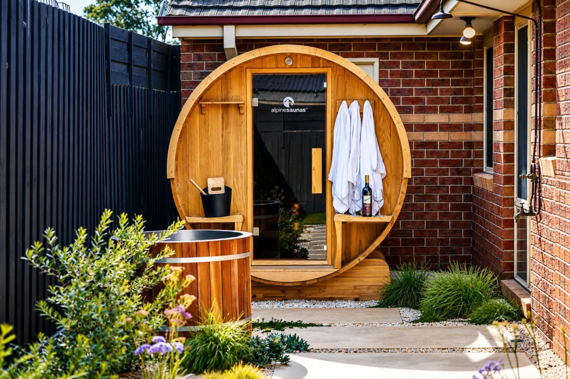Your private spa oasis just steps from the back door.