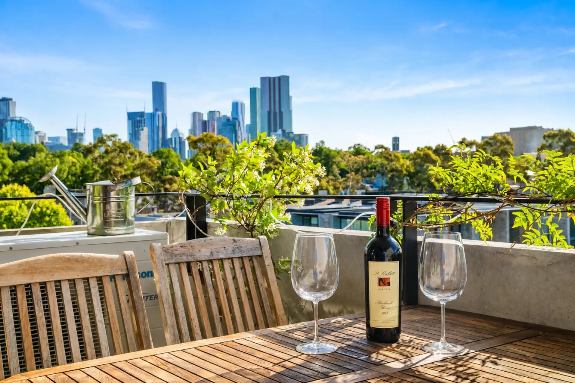 Incredible uninterrupted city views with incredible sunsets to match