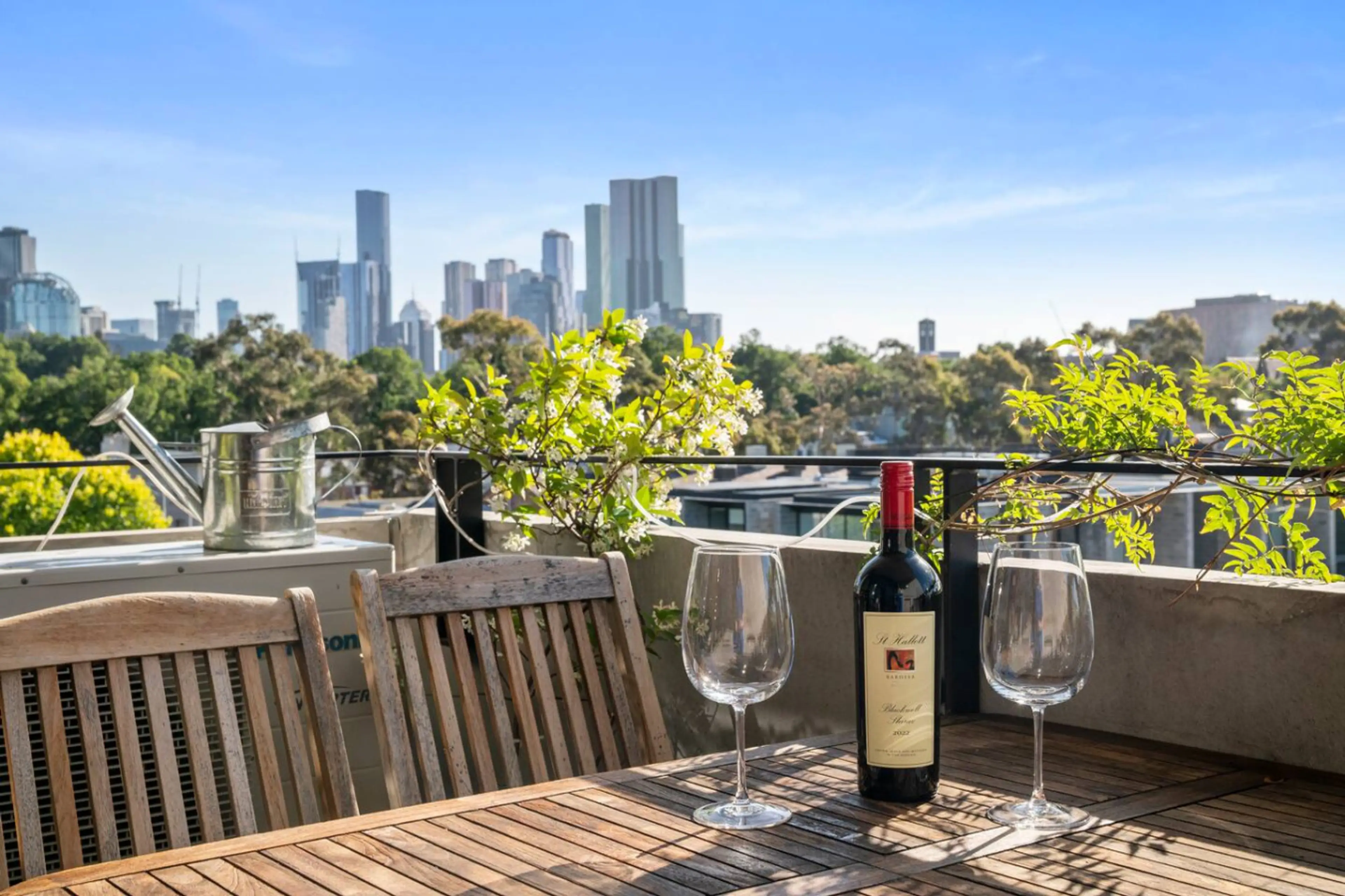 Incredible uninterrupted city views with incredible sunsets to match