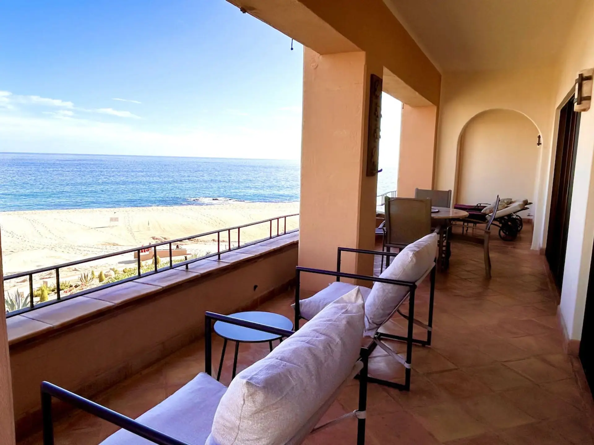Huge private terrace with epic ocean views and al fresco dining.