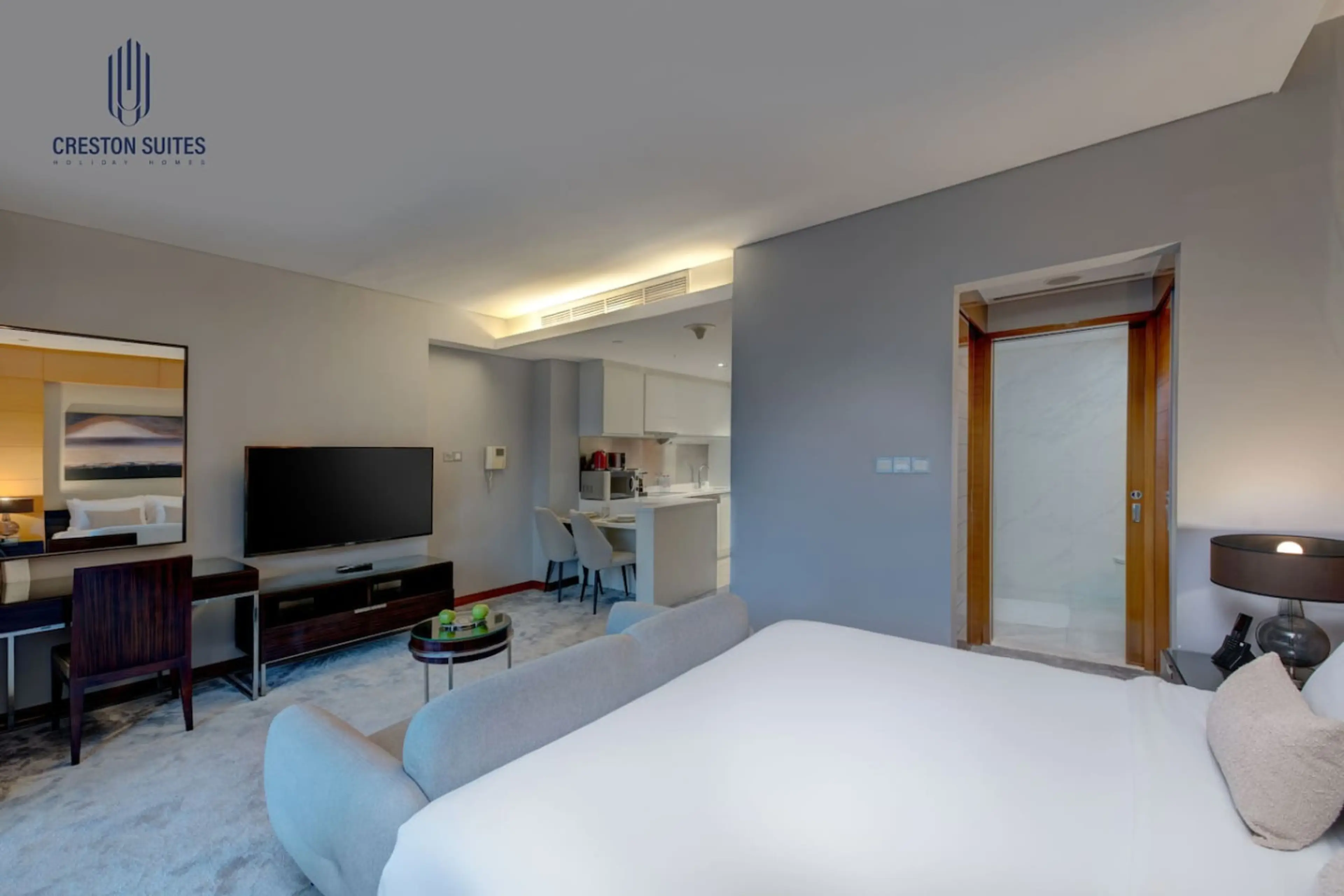 Full Unit View – While layouts and furniture placements may vary slightly, every unit is thoughtfully designed to ensure the same elegant style and premium comfort throughout.