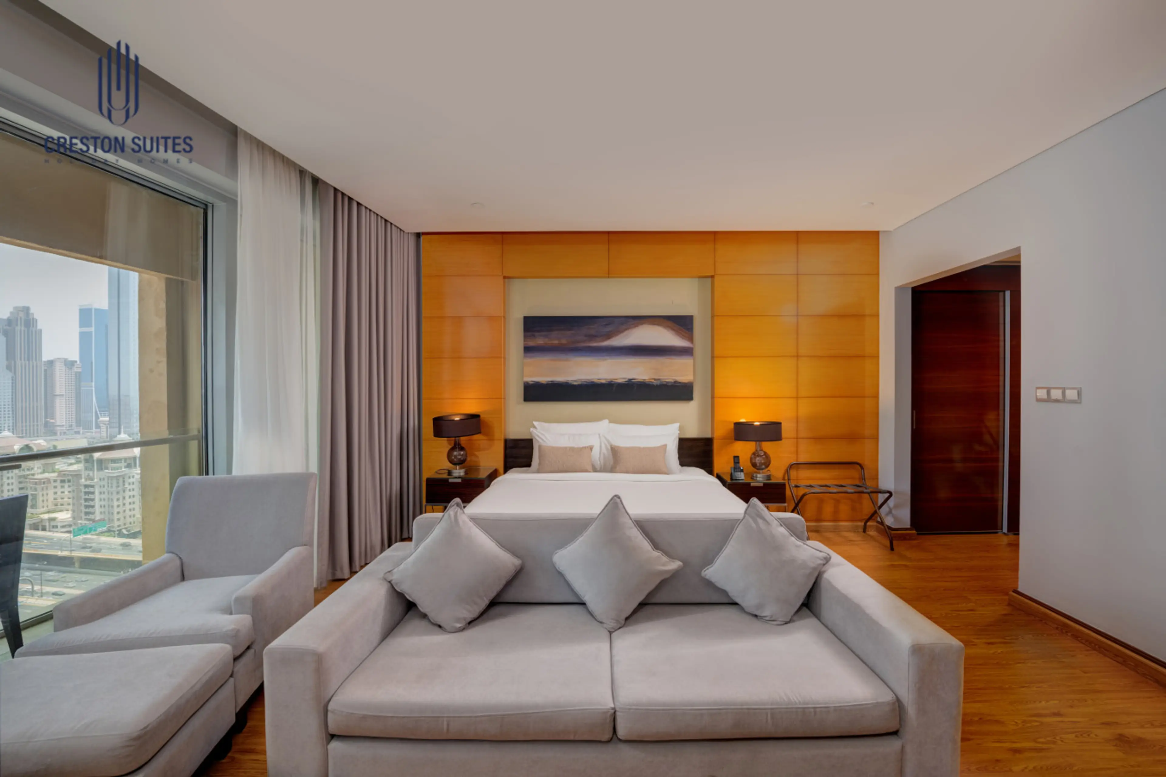 Full Unit View – While layouts and furniture placements may vary slightly, every unit is thoughtfully designed to ensure the same elegant style and premium comfort throughout.