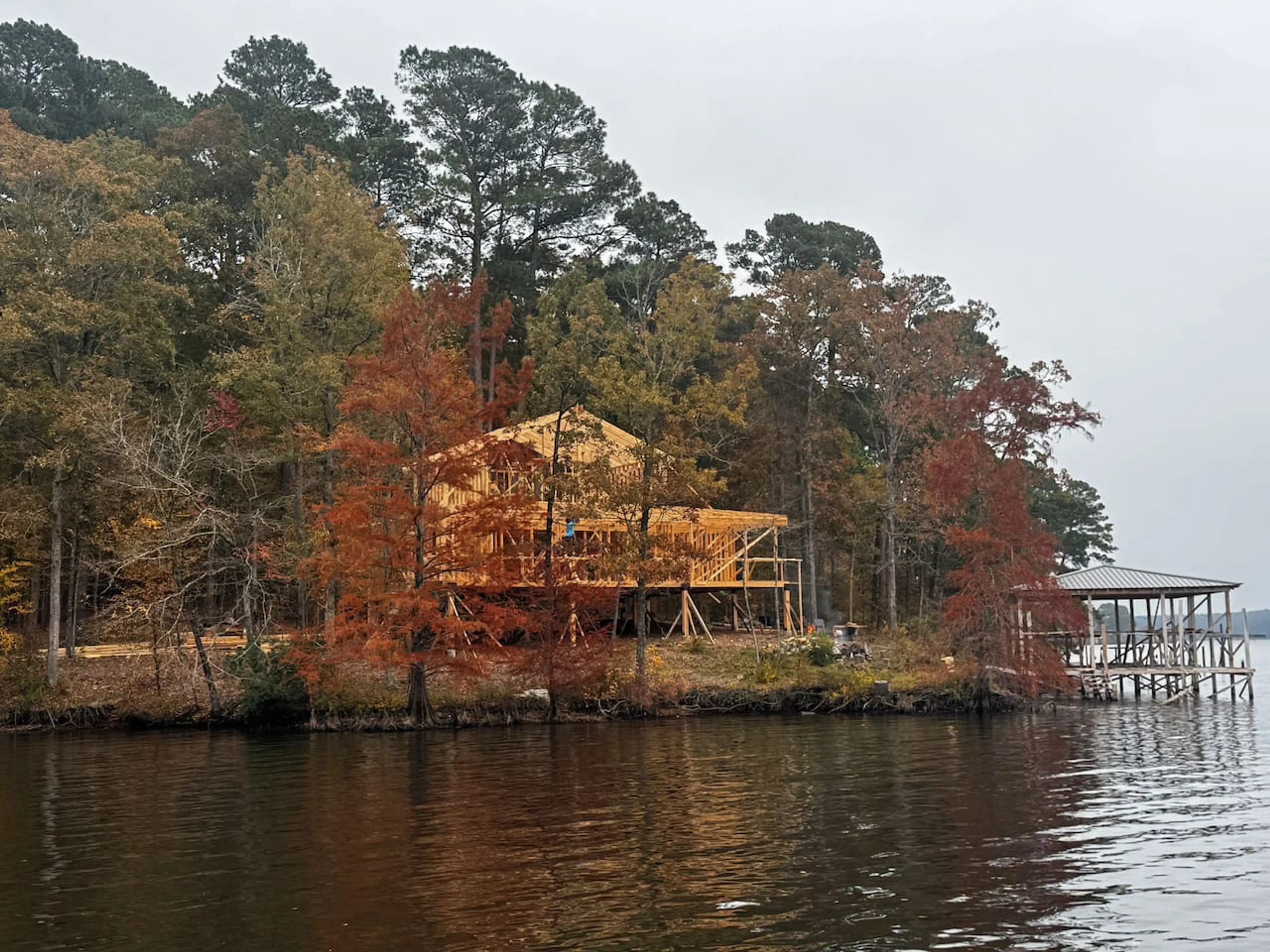 View of Treehouse from Cypress Edge Dock