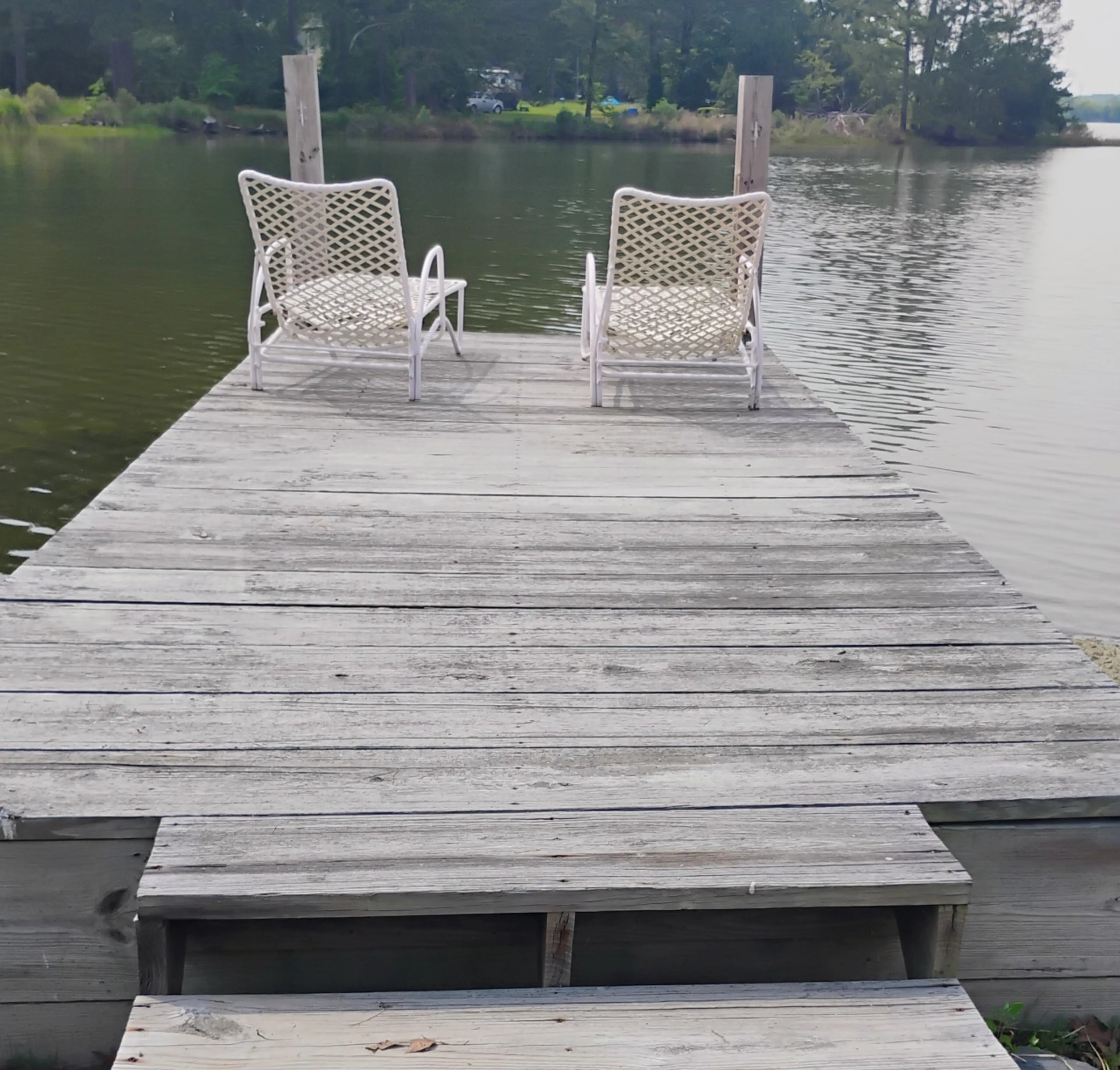 Enjoy the stunning water view from your own private deck.