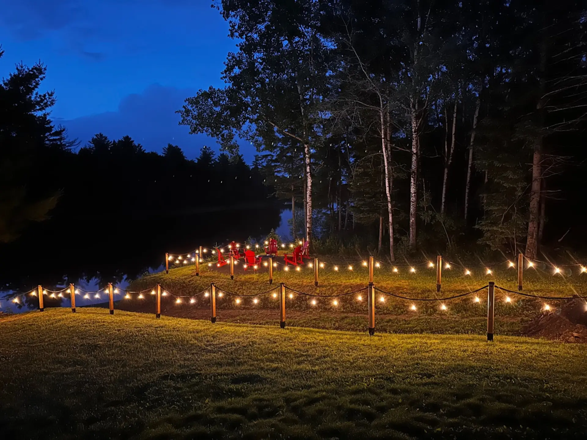 It gets magical at night!
