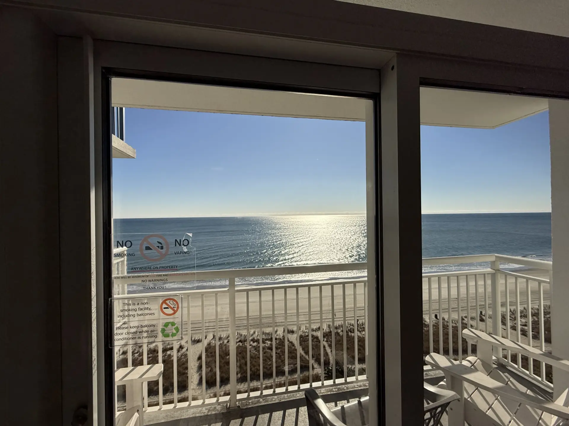 Private balcony