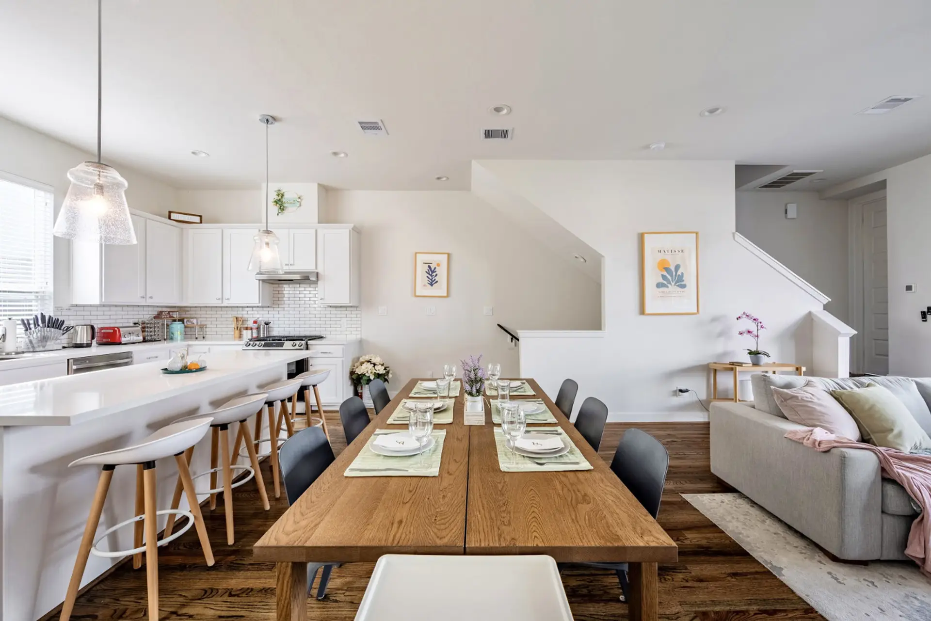 2nd Floor Kitchen, Dining and Living Room